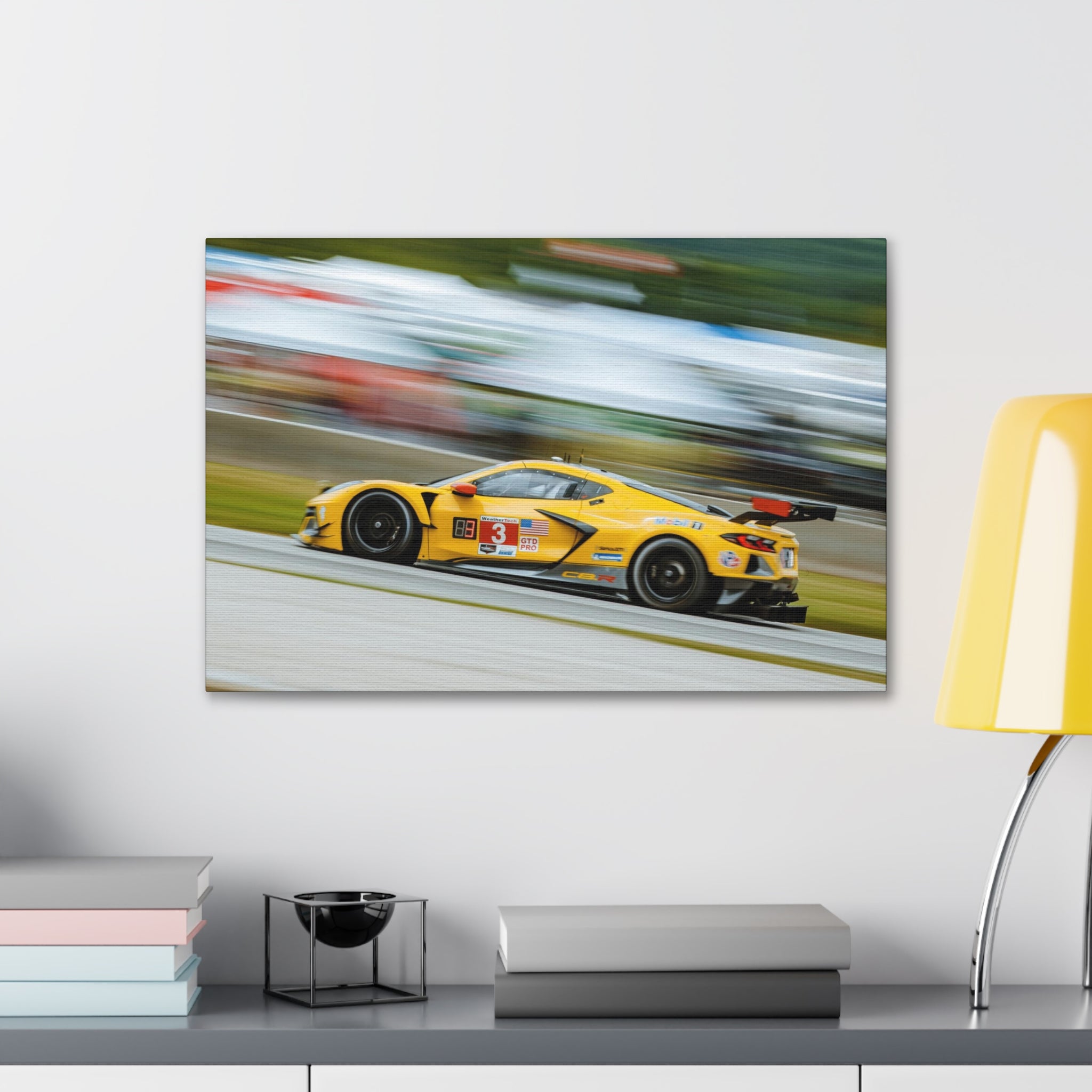 Corvette C8R at The Carousel - Road America Canvas