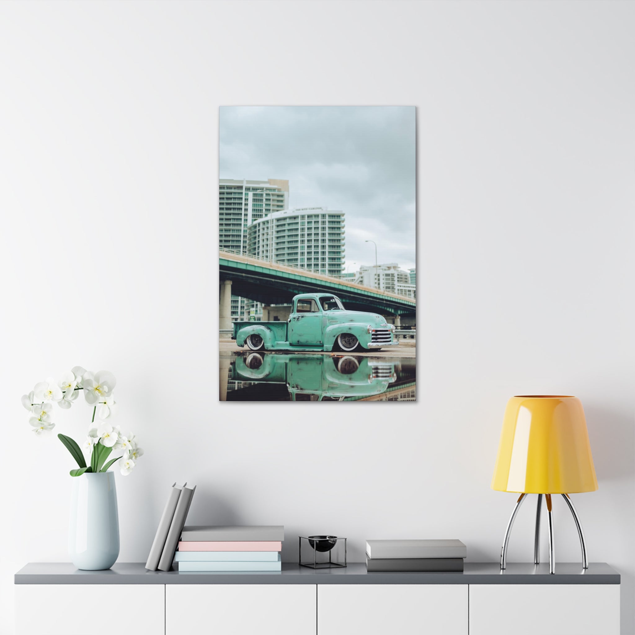 Max's 1950 Chevy in Miami - Canvas