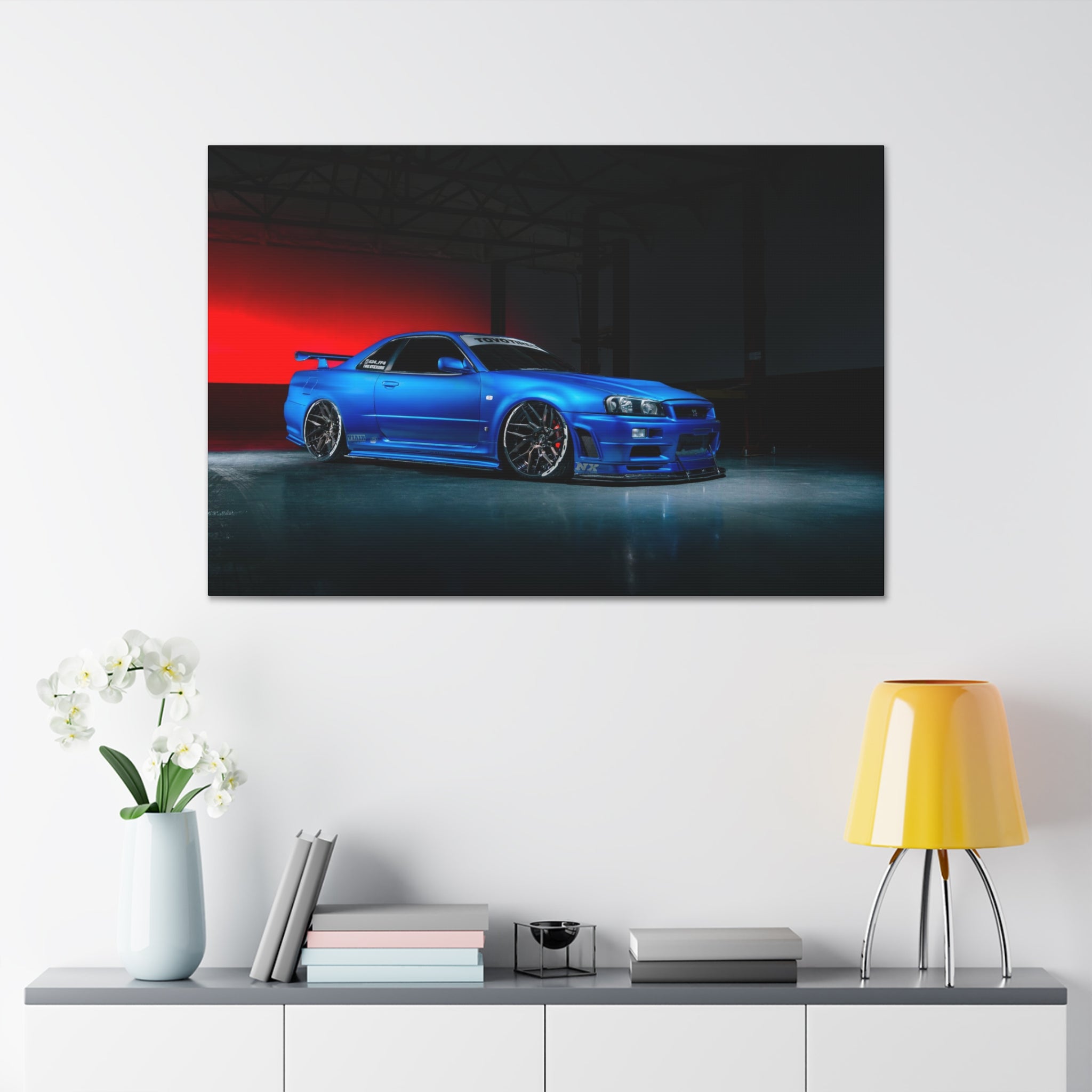 Fast and Furious R34 Skyline Print - Canvas