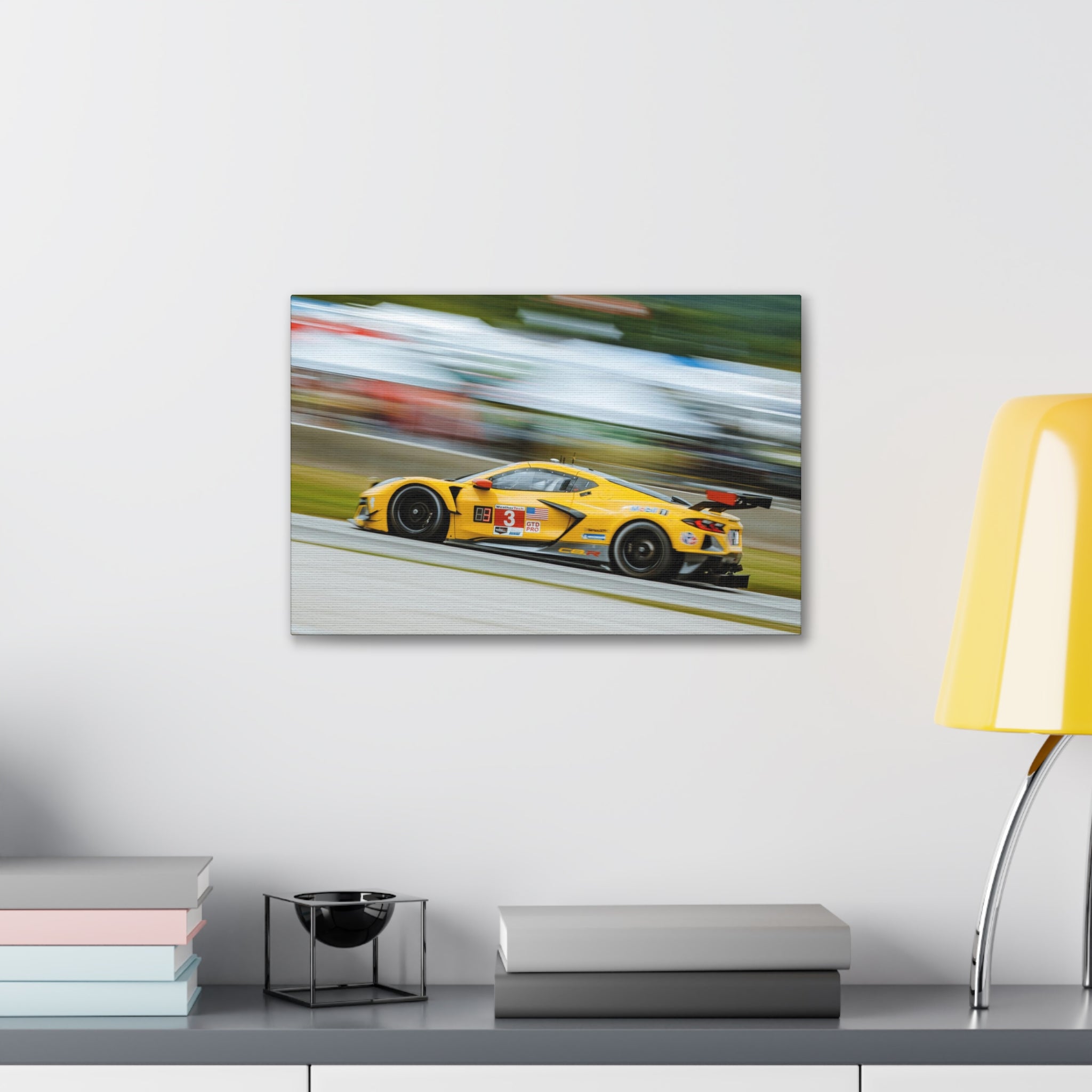 Corvette C8R at The Carousel - Road America Canvas