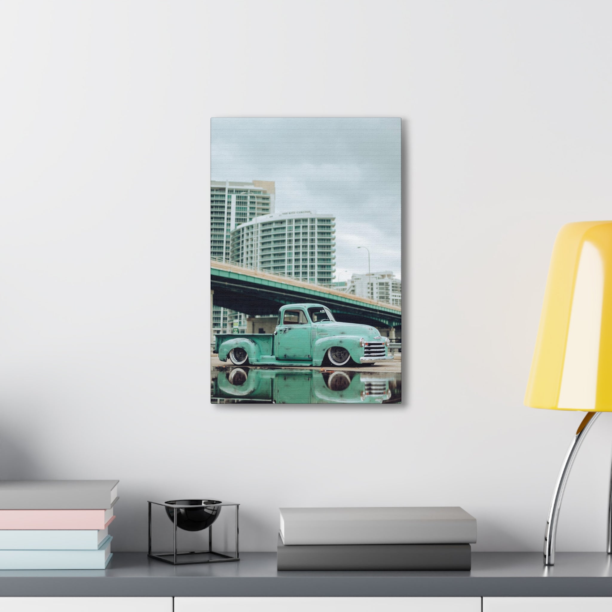 Max's 1950 Chevy in Miami - Canvas