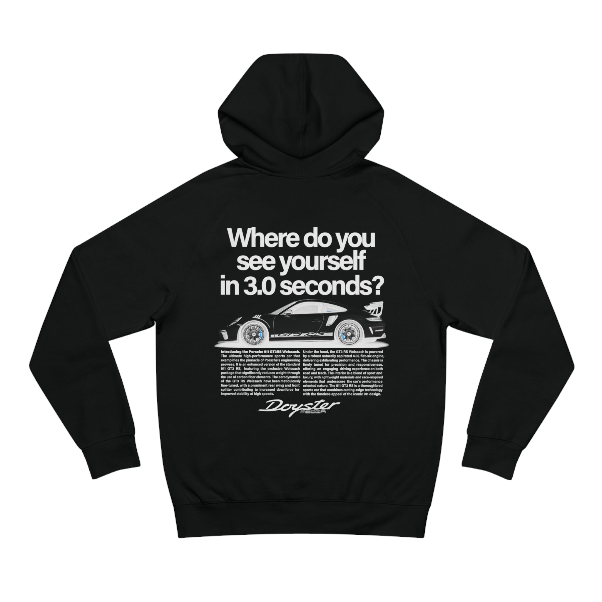 "Where Do You See Yourself" Medium Weight Hoodie