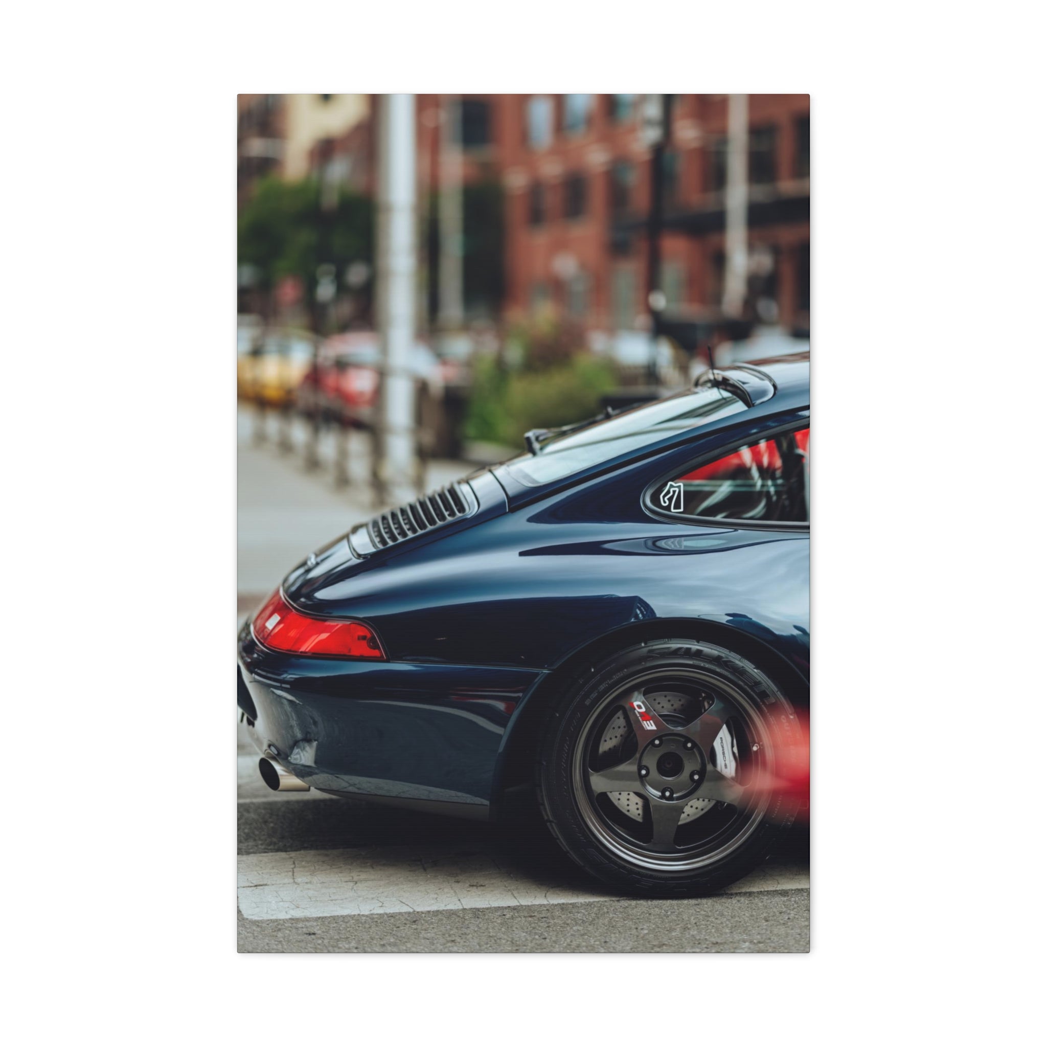 Porsche 993 - Checkeditoutchicago Canvas