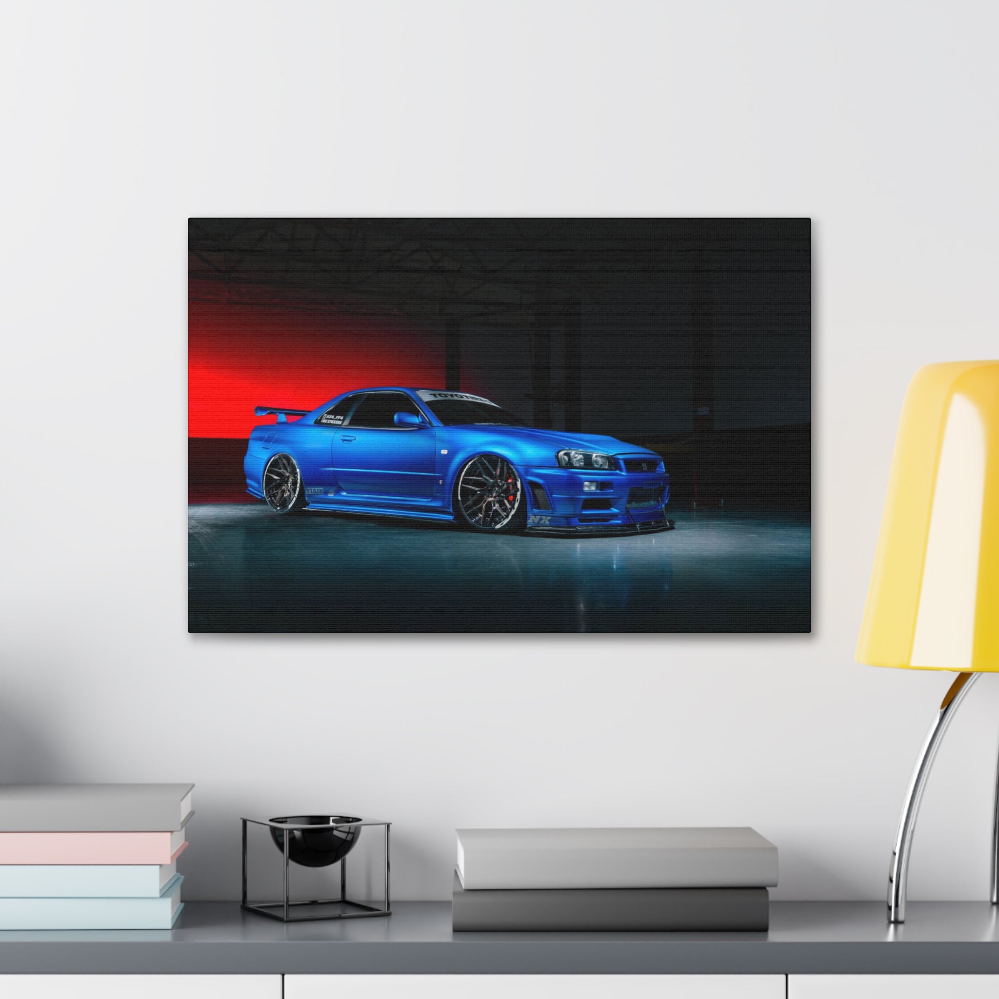 Fast and Furious R34 Skyline Print - Canvas