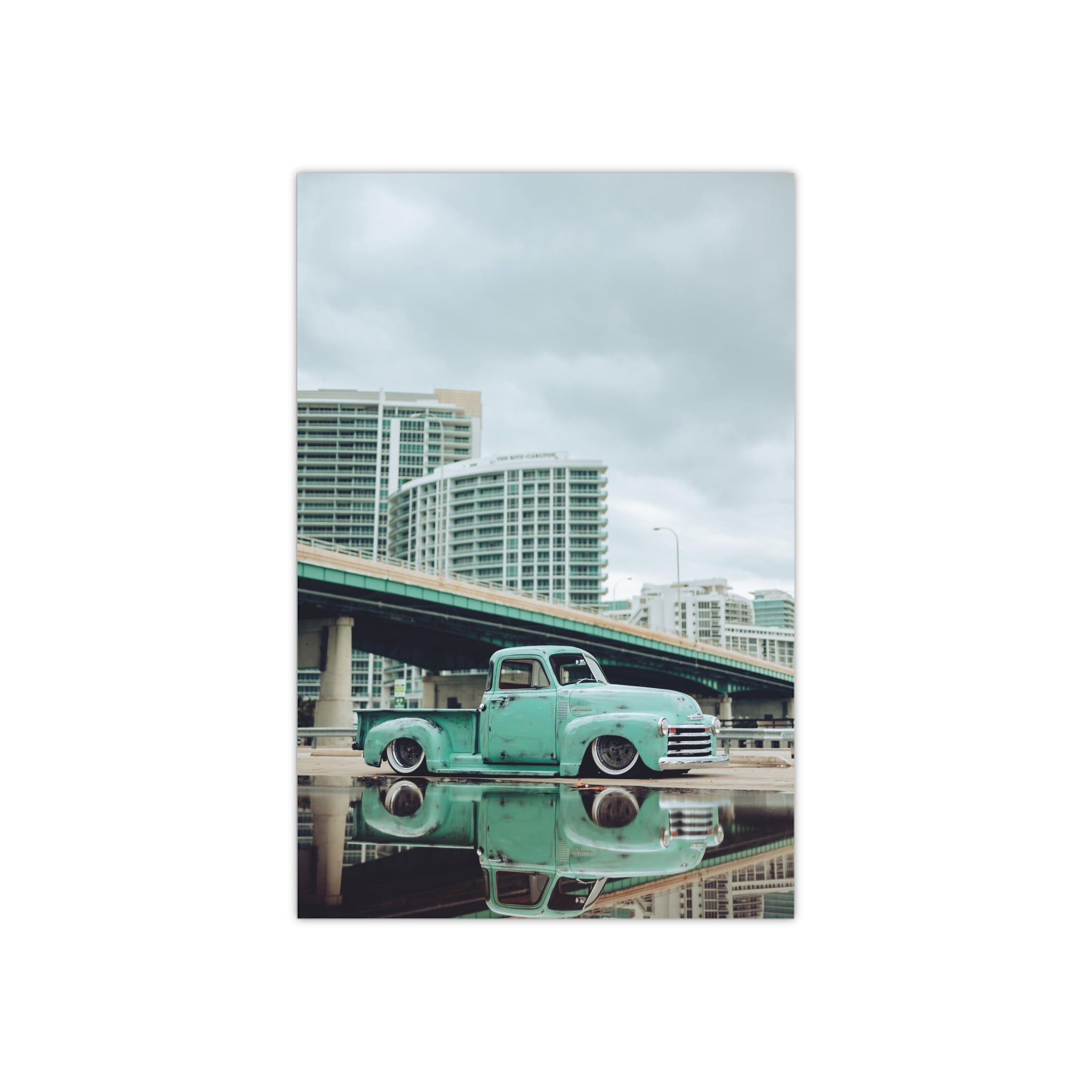 Max's 1950 Chevy in Miami - Print
