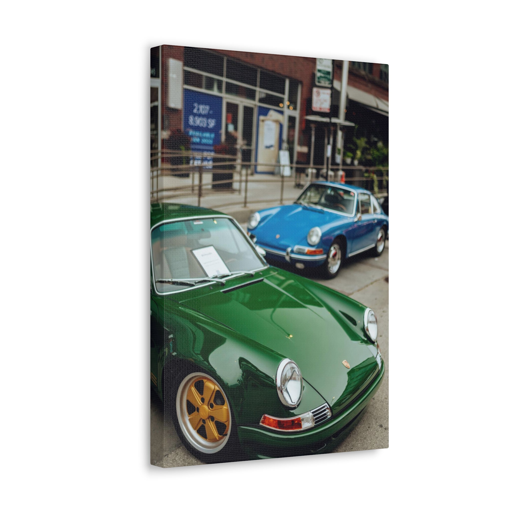 Colors of Porsche - Checkeditoutchicago Canvas
