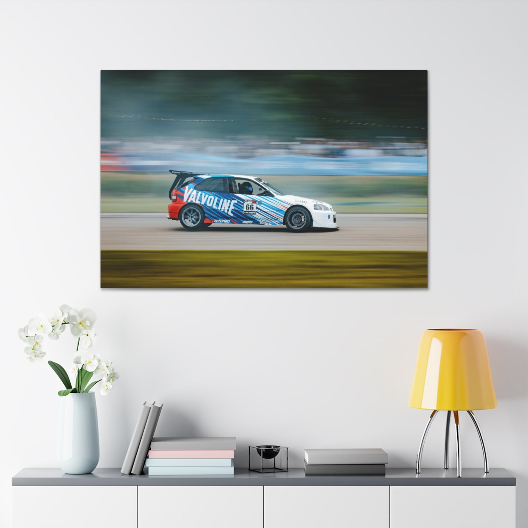 Gears and Gasoline Civic - Gingerman Raceway Canvas