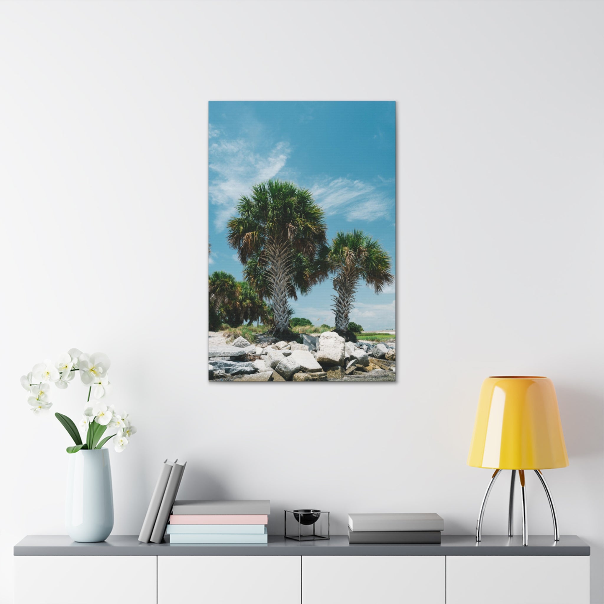 Tampa Palm Trees Canvas