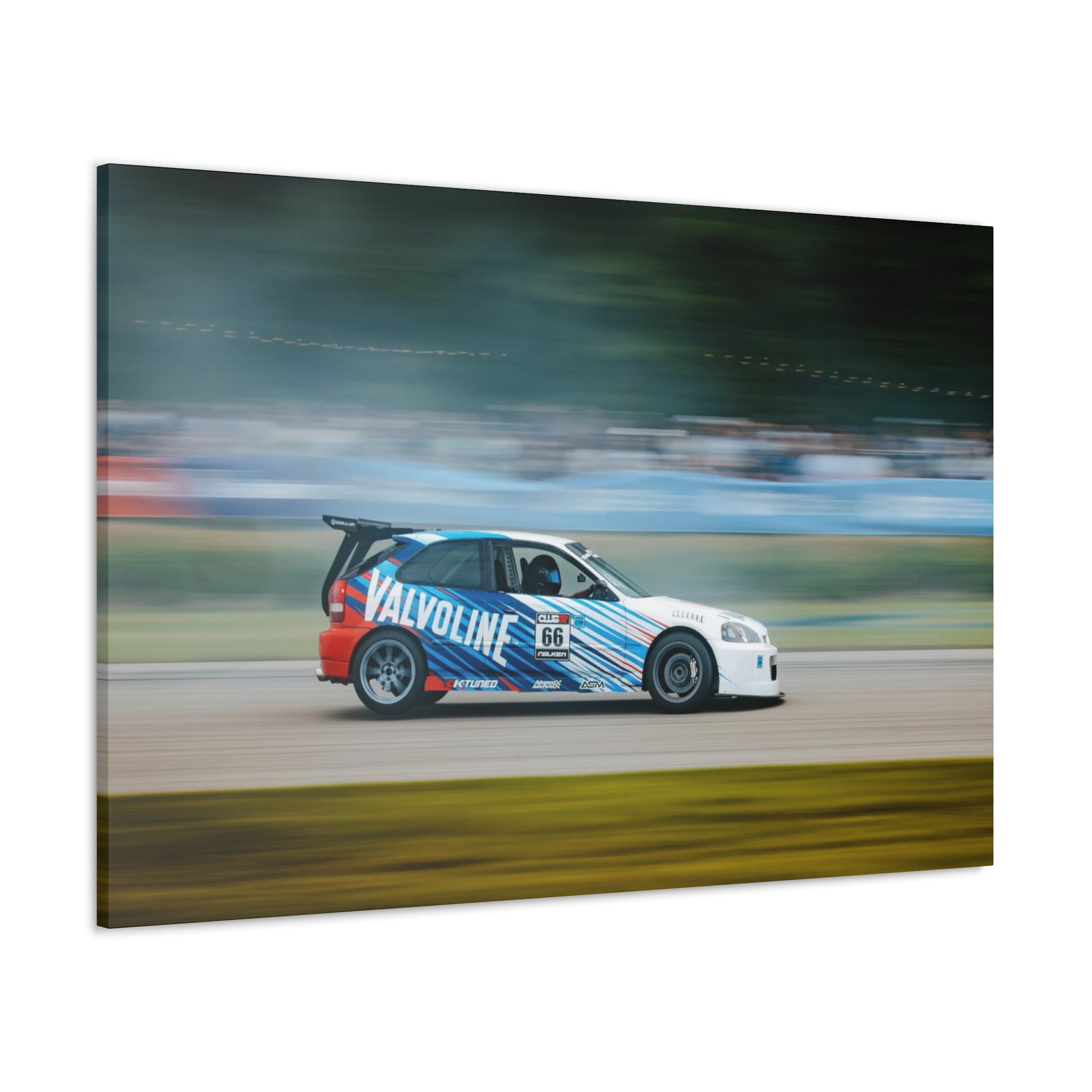 Gears and Gasoline Civic - Gingerman Raceway Canvas