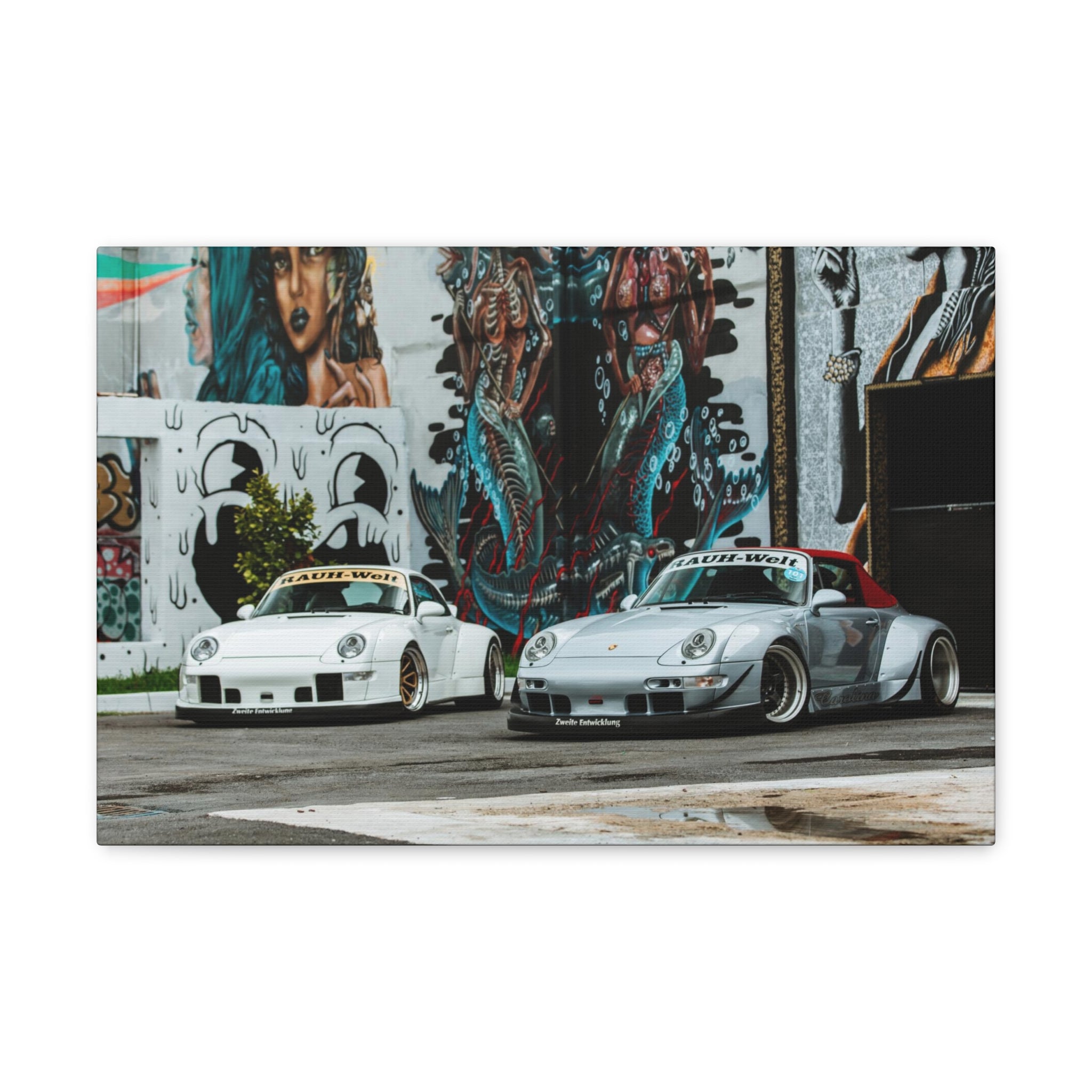 RWB Porsches - Miami - Canvas