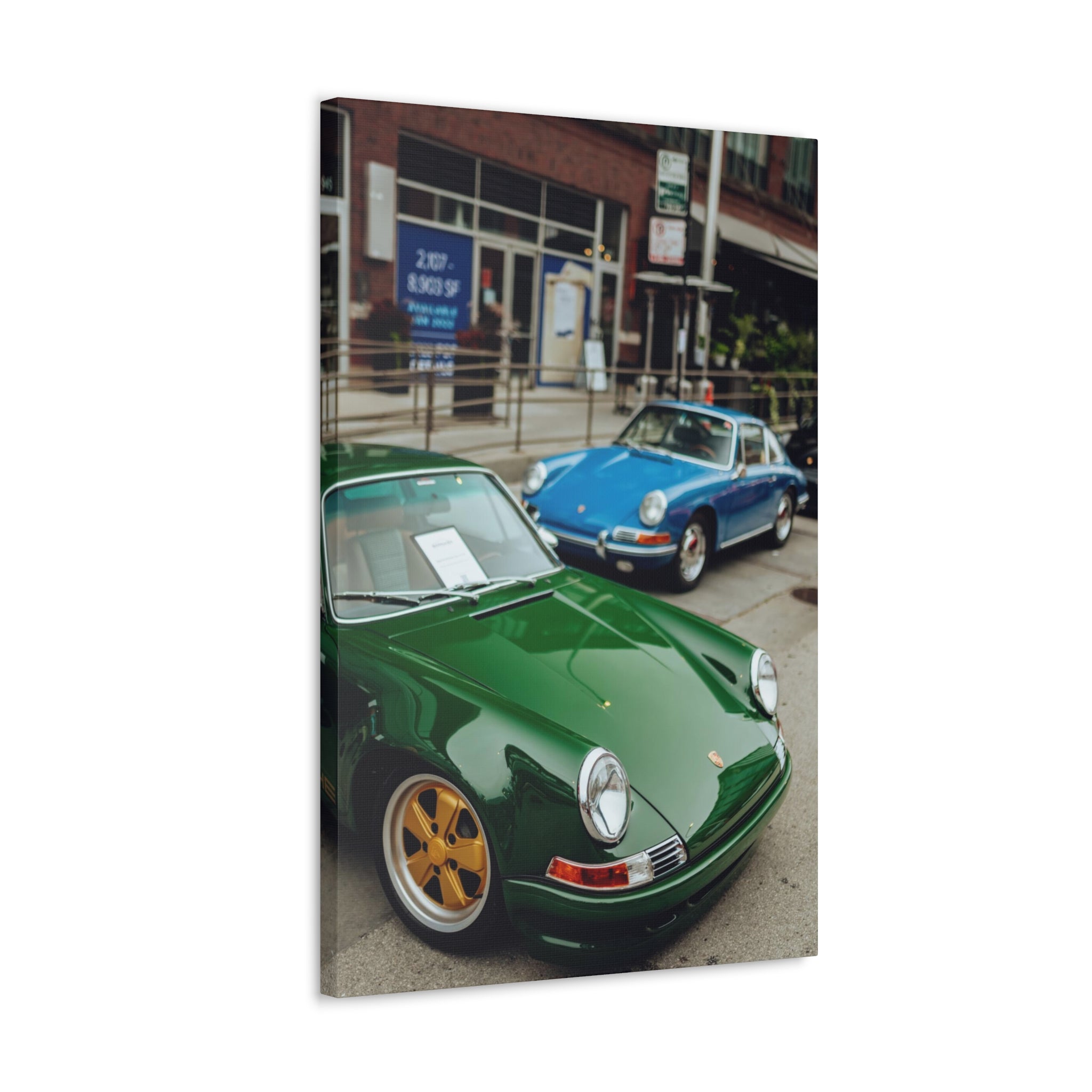 Colors of Porsche - Checkeditoutchicago Canvas