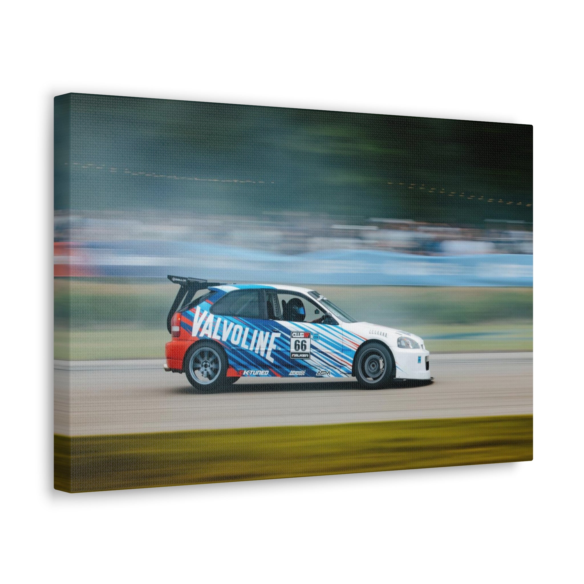 Gears and Gasoline Civic - Gingerman Raceway Canvas