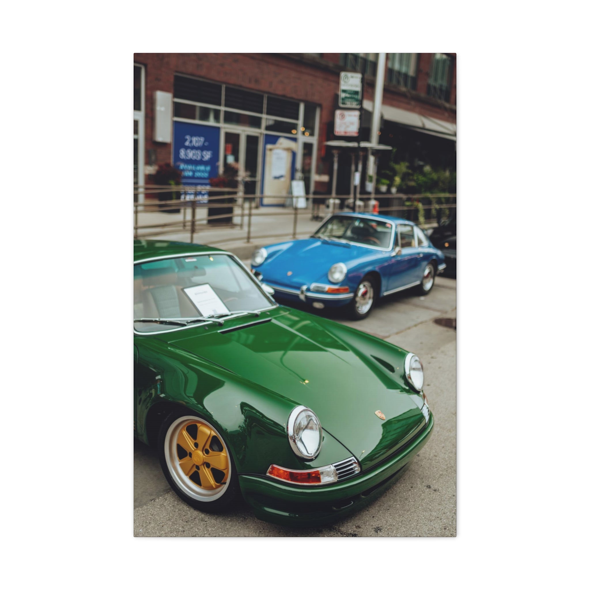 Colors of Porsche - Checkeditoutchicago Canvas