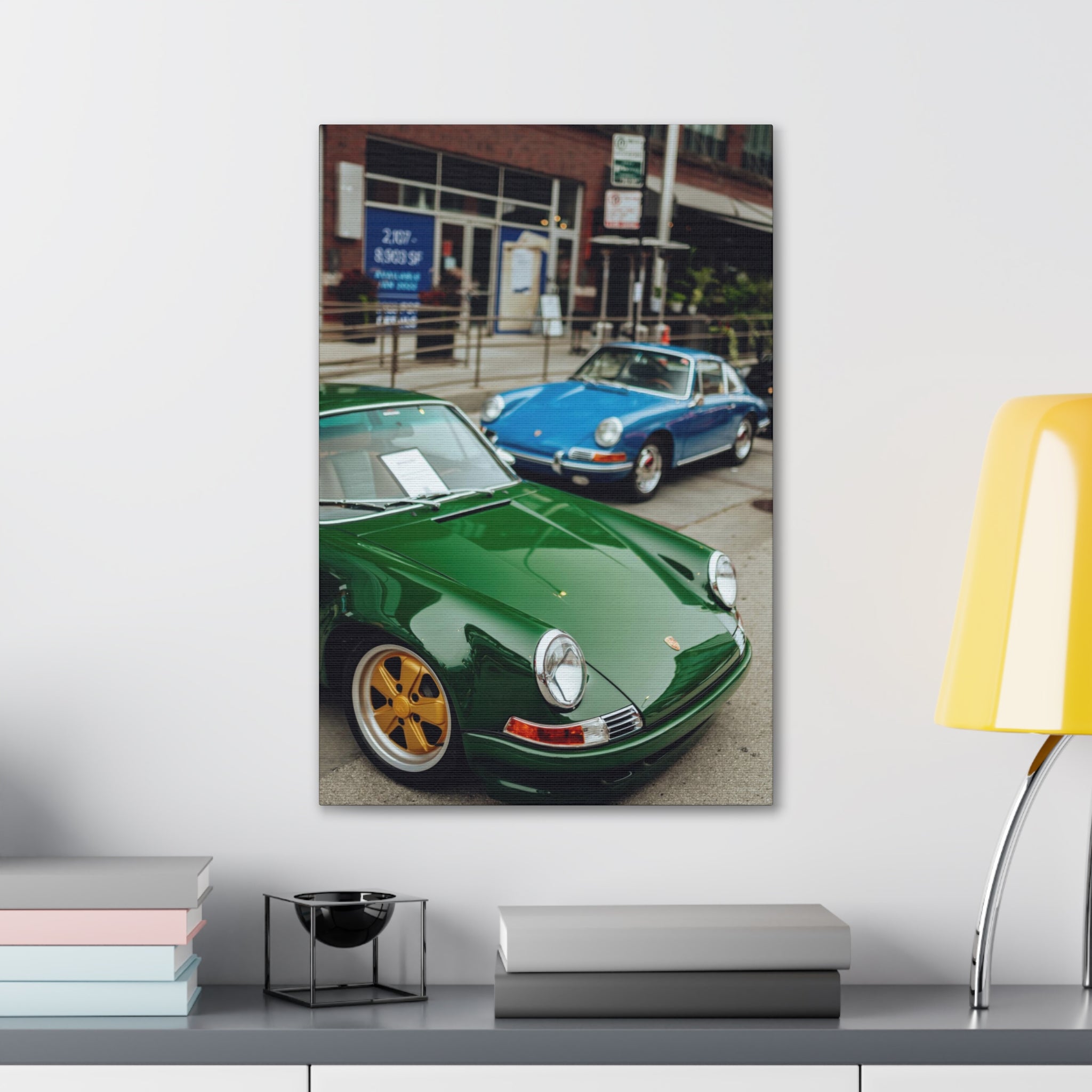 Colors of Porsche - Checkeditoutchicago Canvas