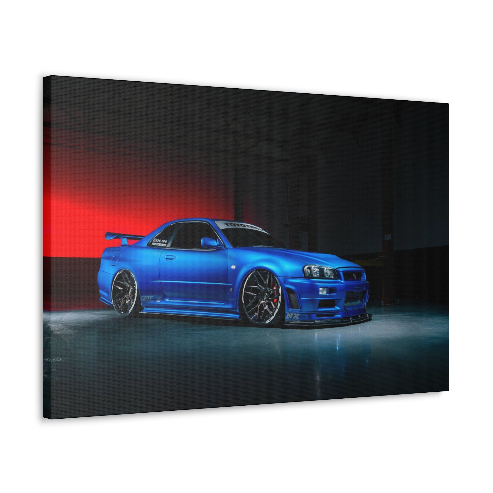 Fast and Furious R34 Skyline Print - Canvas