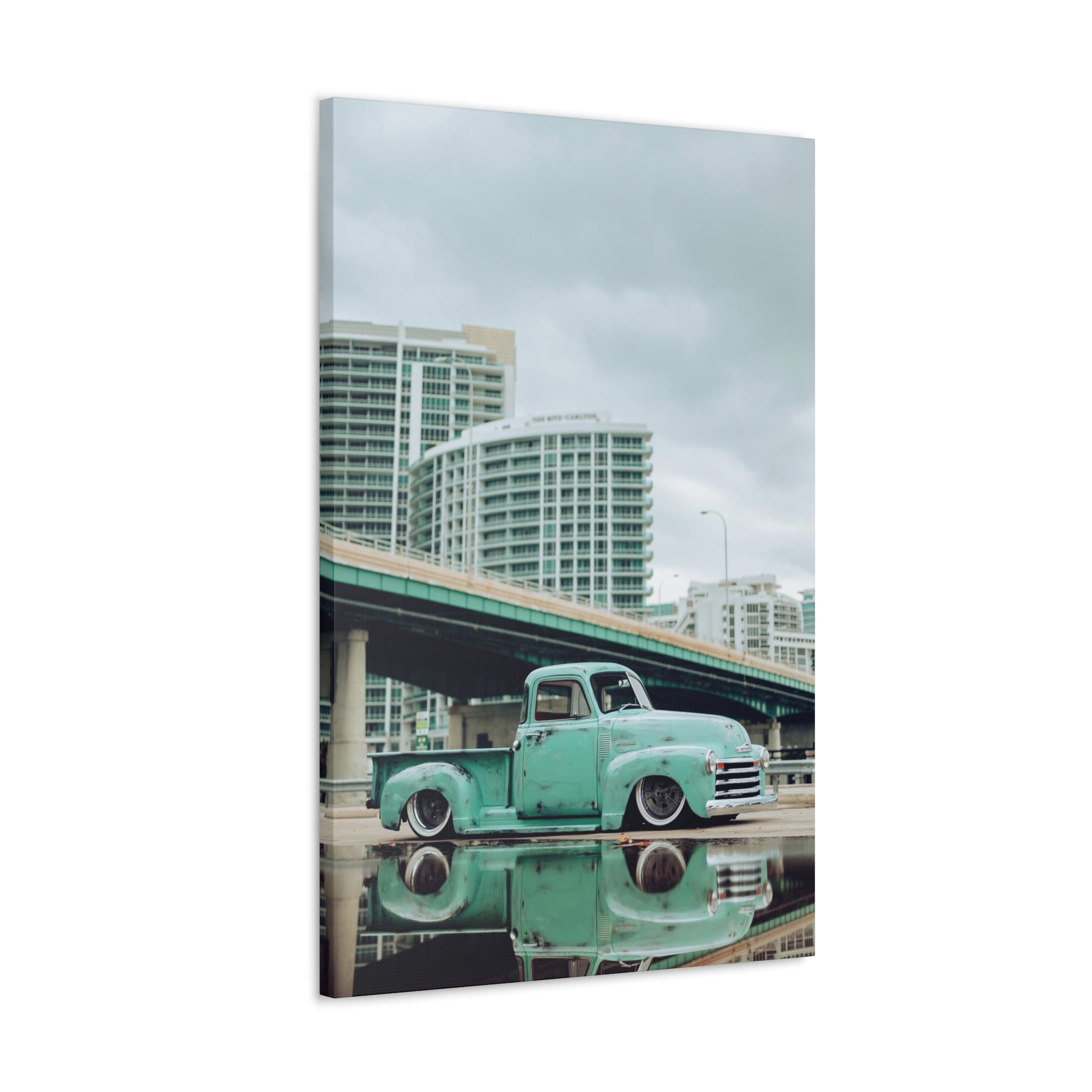 Max's 1950 Chevy in Miami - Canvas