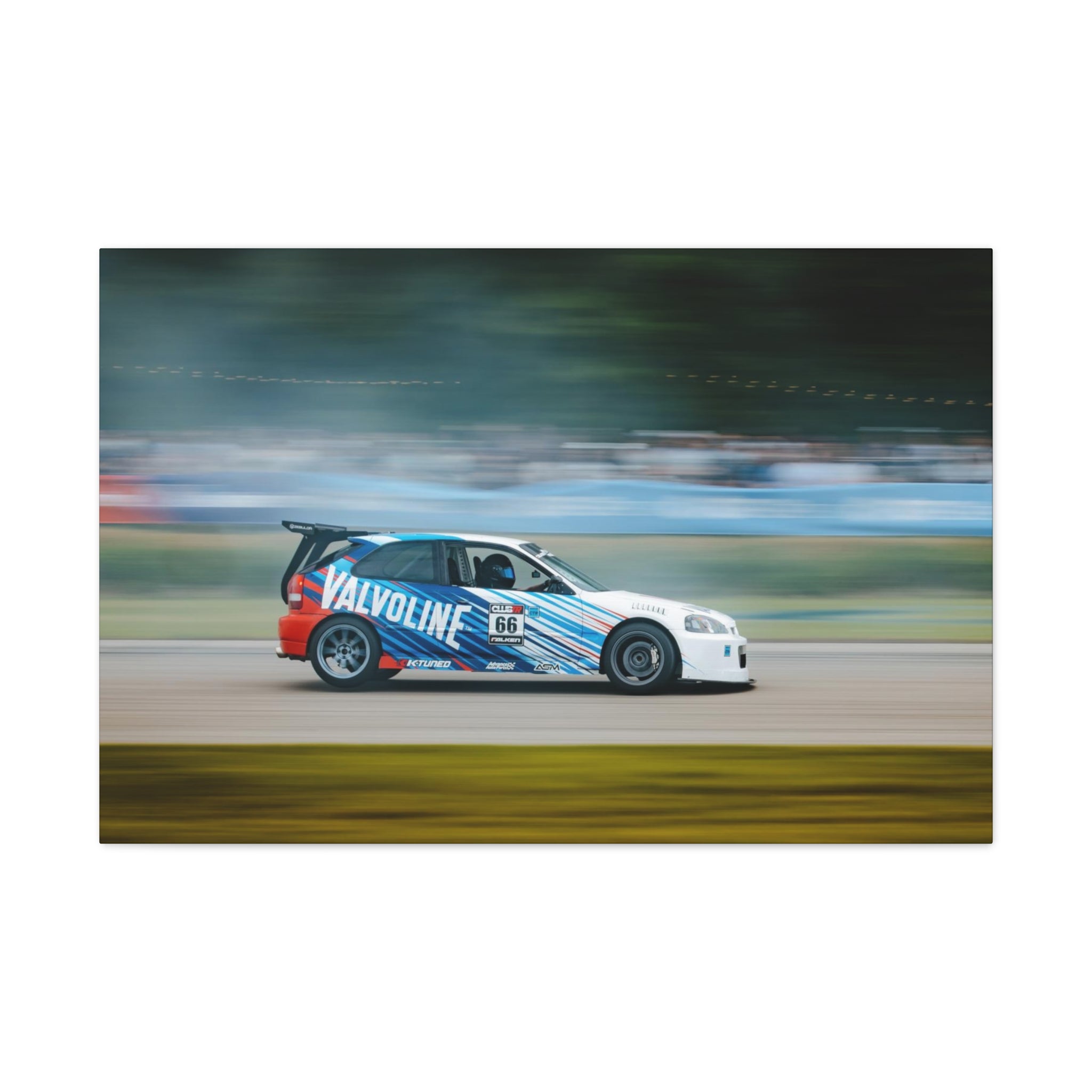 Gears and Gasoline Civic - Gingerman Raceway Canvas