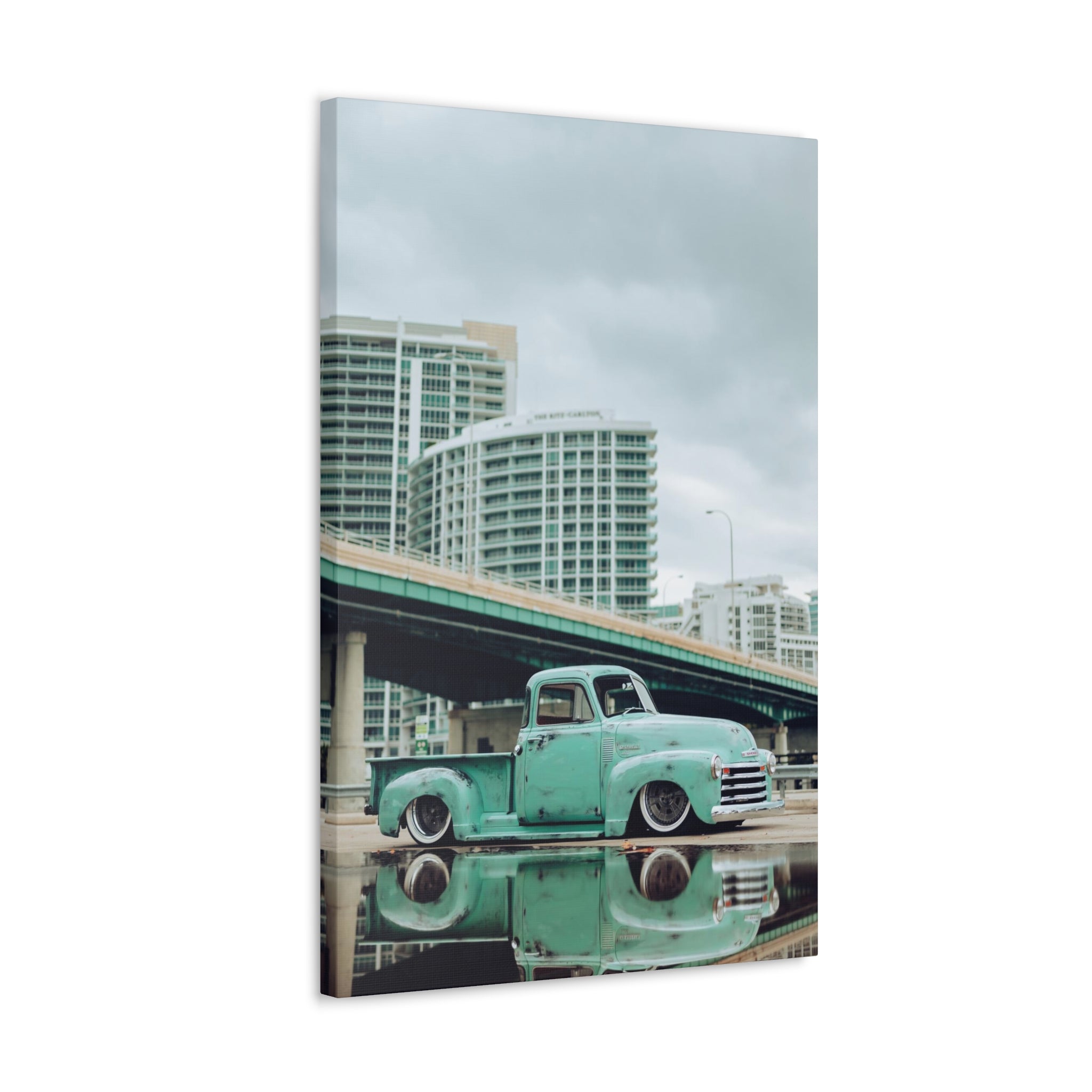 Max's 1950 Chevy in Miami - Canvas