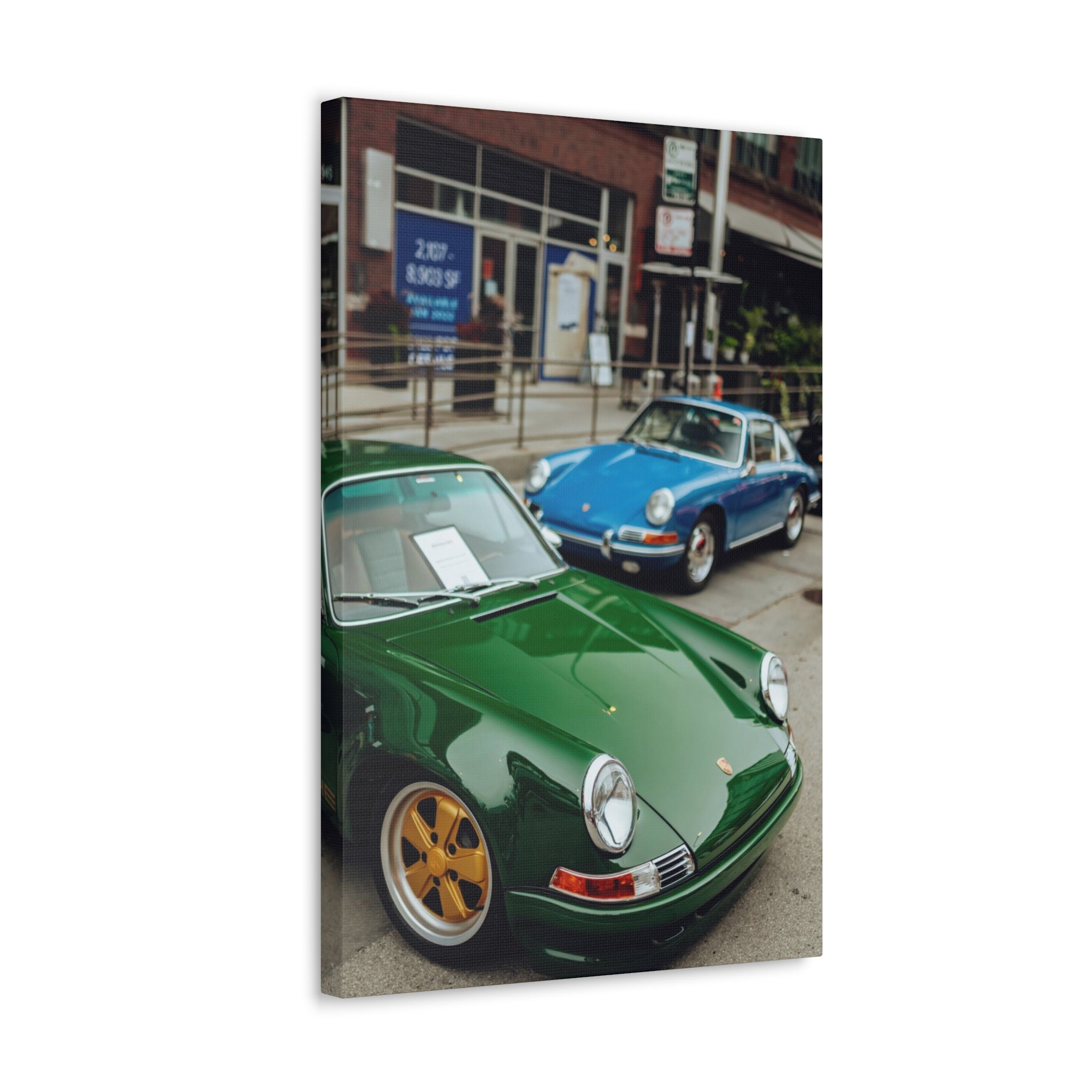 Colors of Porsche - Checkeditoutchicago Canvas