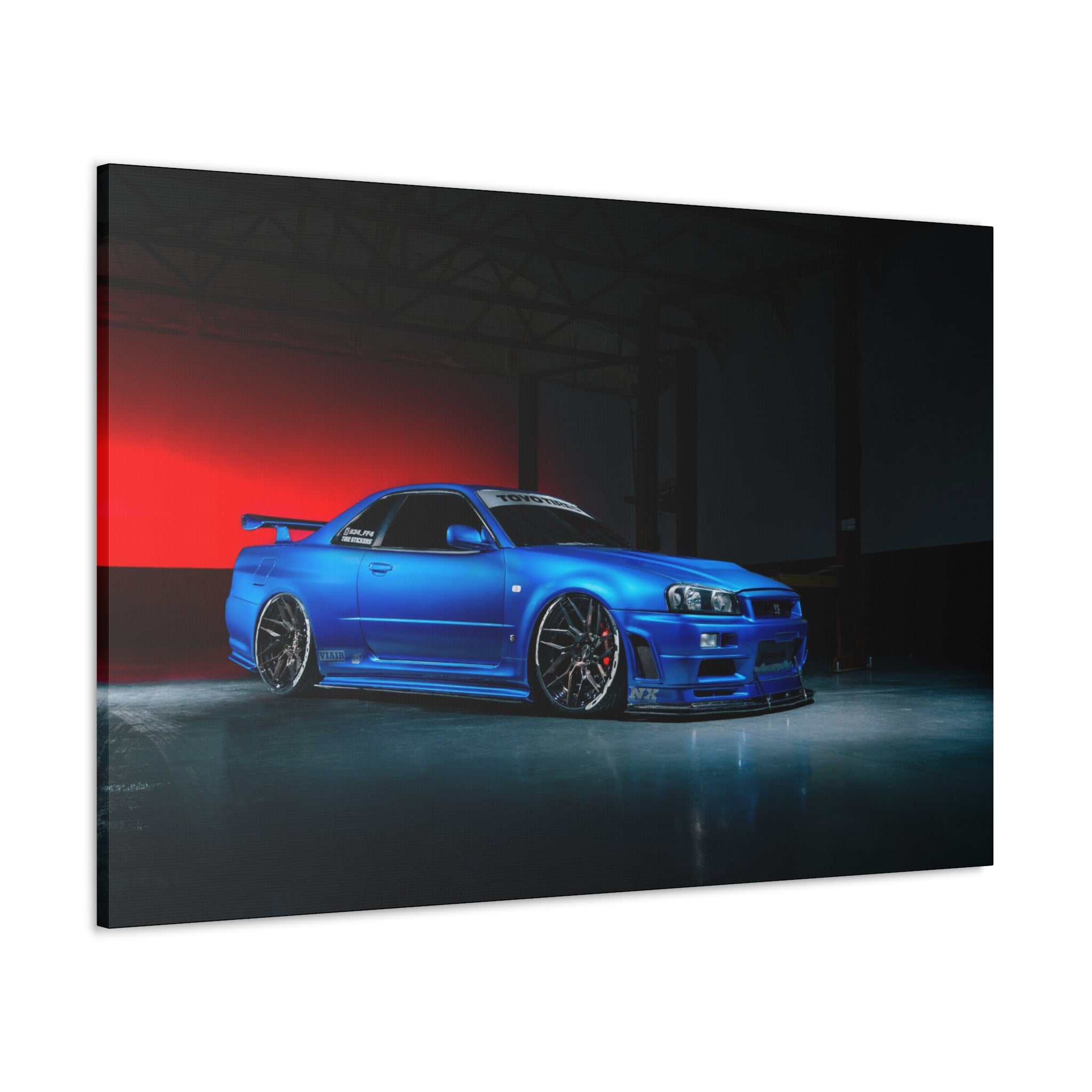 Fast and Furious R34 Skyline Print - Canvas