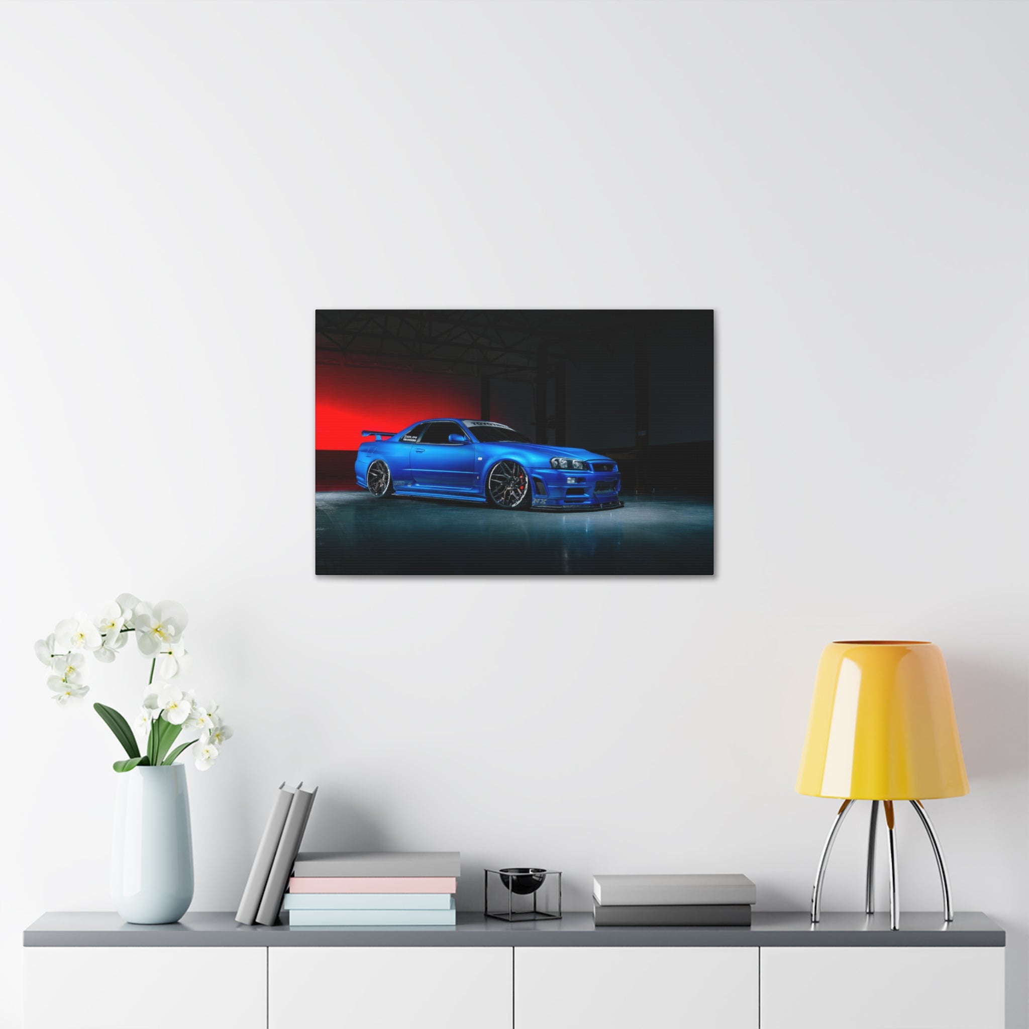 Fast and Furious R34 Skyline Print - Canvas