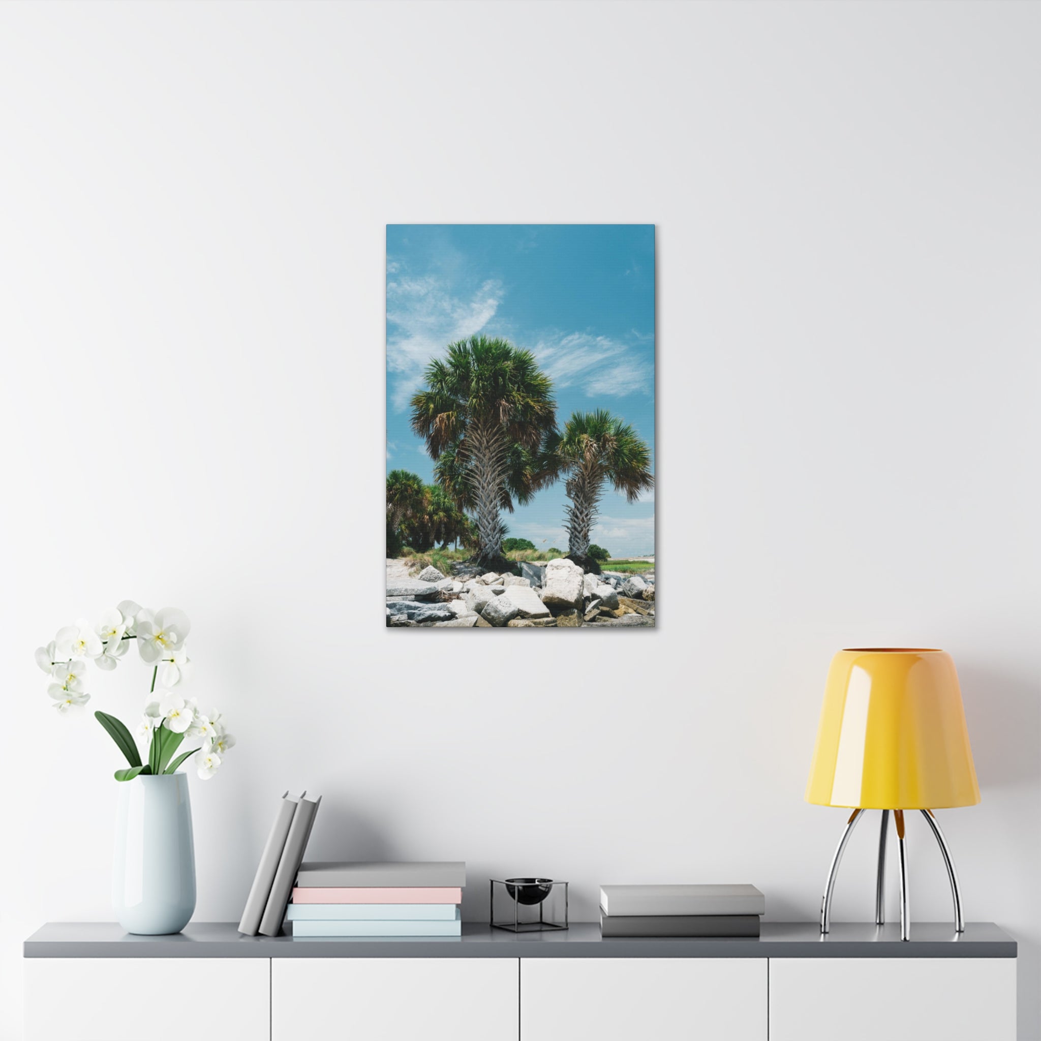 Tampa Palm Trees Canvas