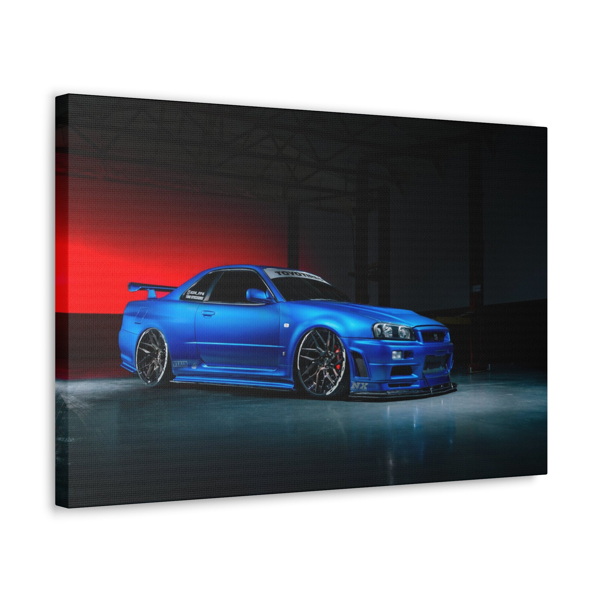 Fast and Furious R34 Skyline Print - Canvas