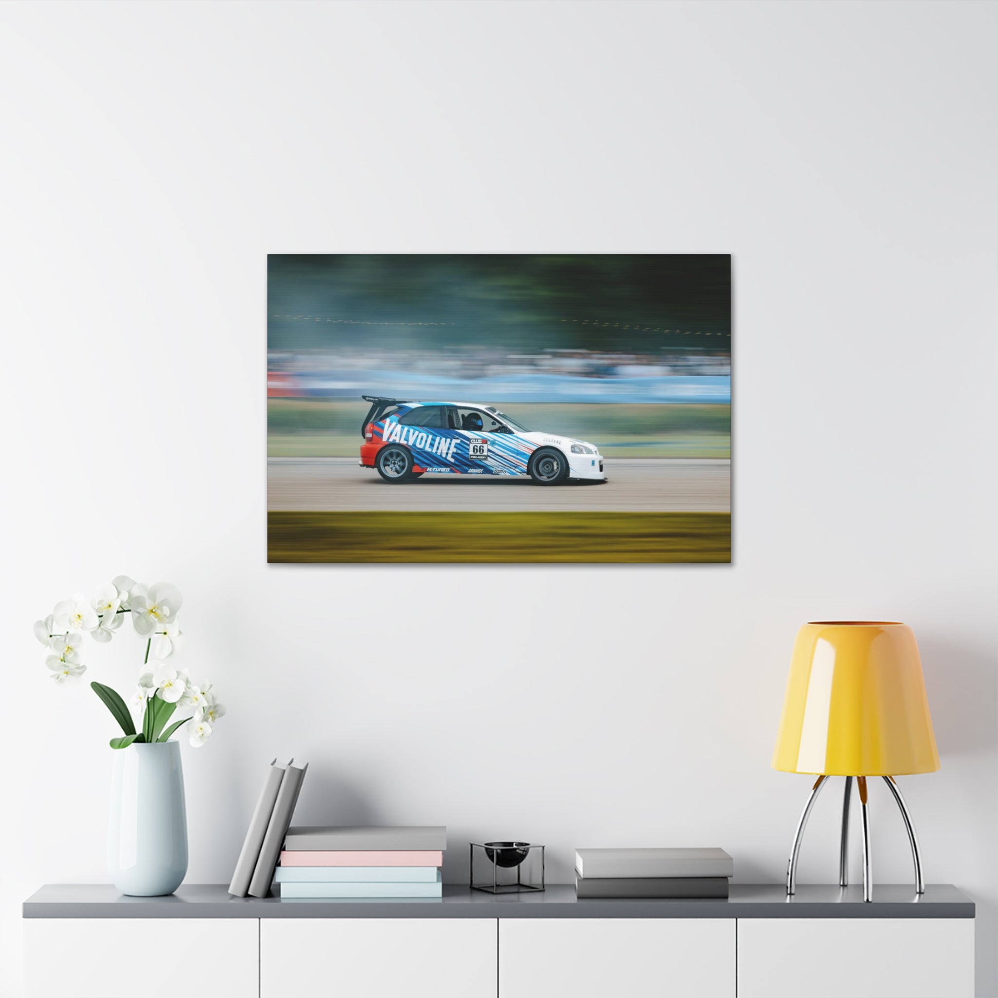 Gears and Gasoline Civic - Gingerman Raceway Canvas