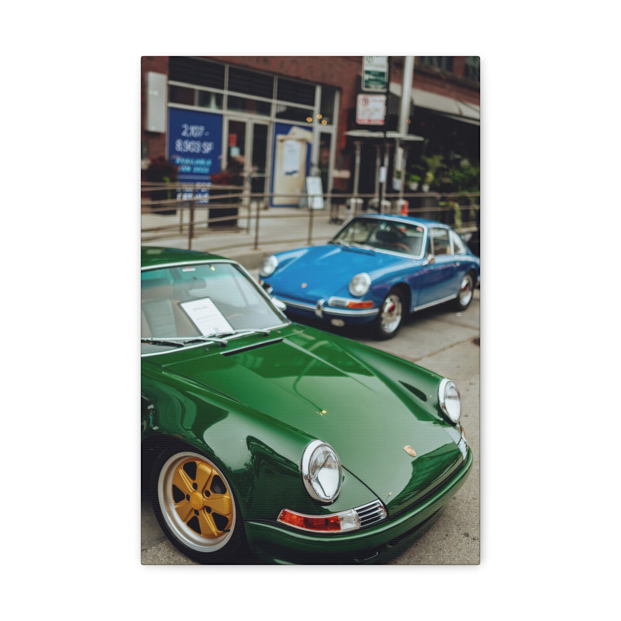 Colors of Porsche - Checkeditoutchicago Canvas