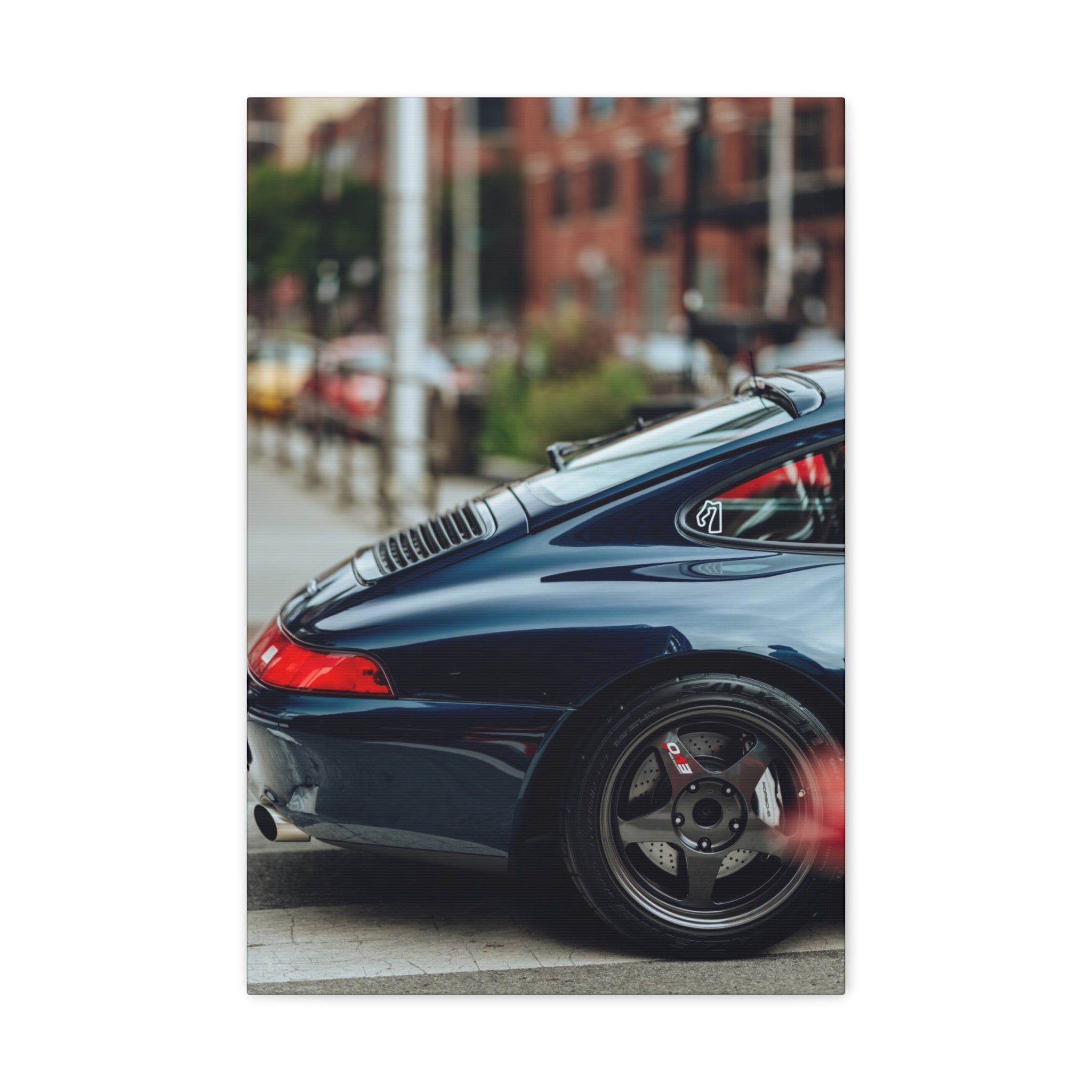 Porsche 993 - Checkeditoutchicago Canvas