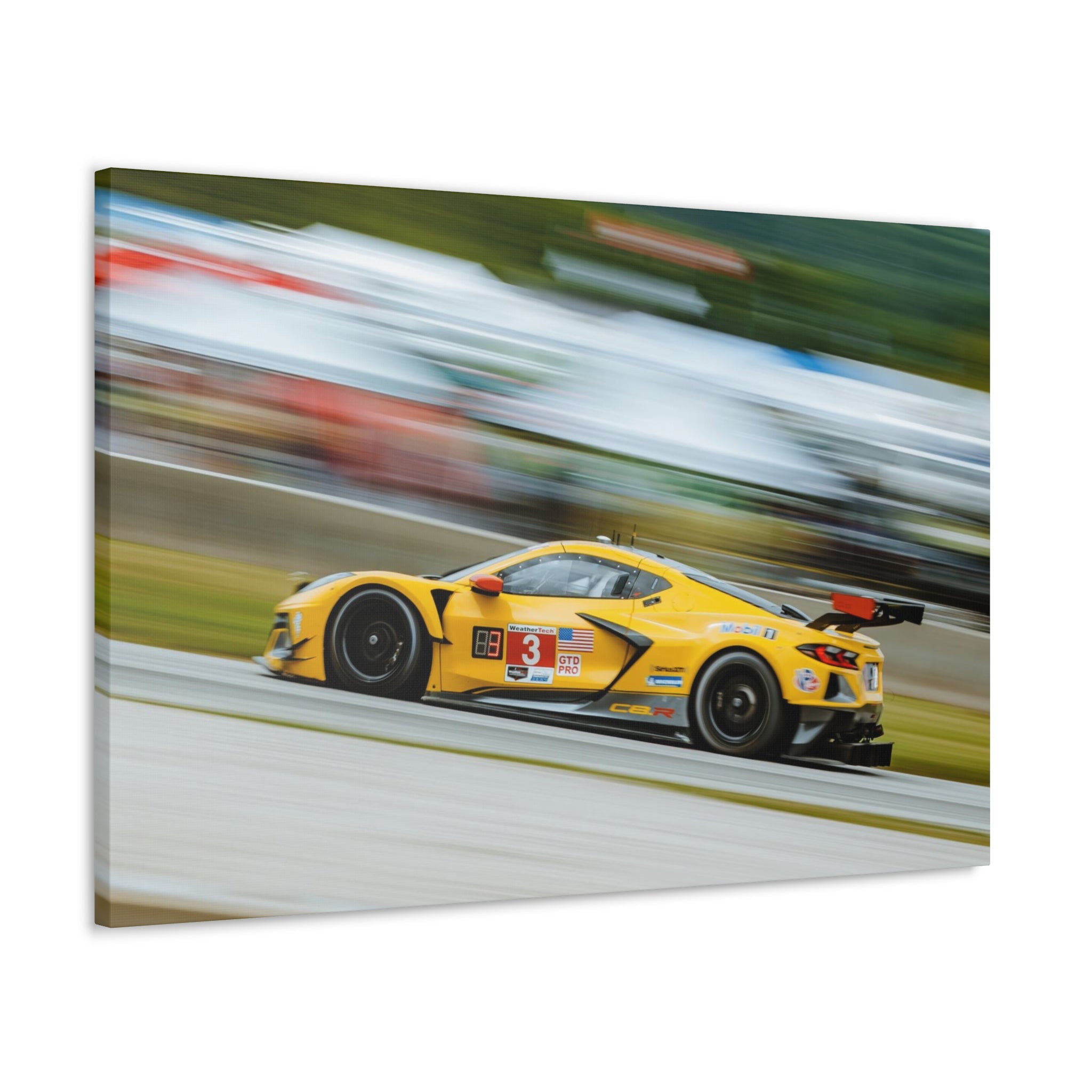 Corvette C8R at The Carousel - Road America Canvas