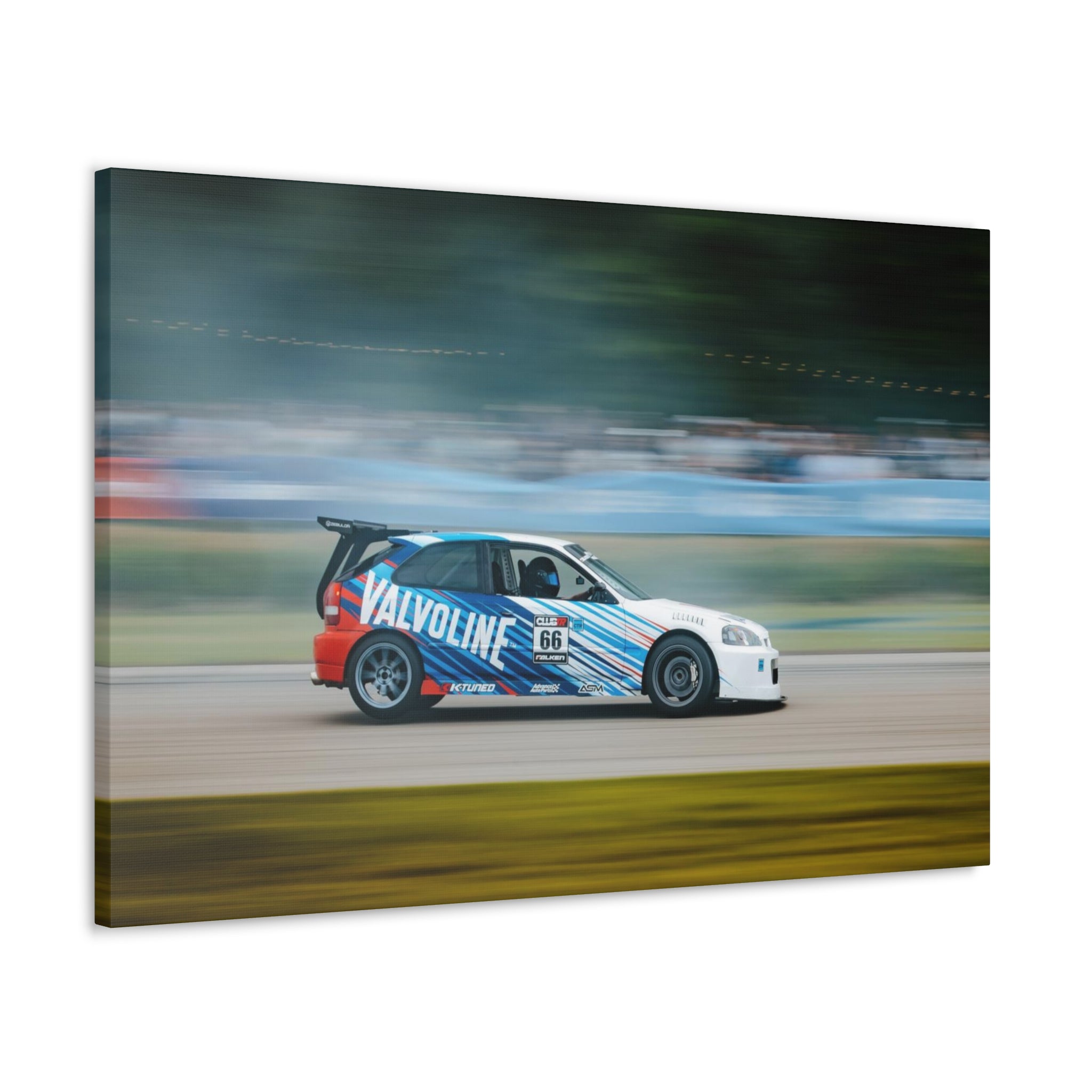 Gears and Gasoline Civic - Gingerman Raceway Canvas