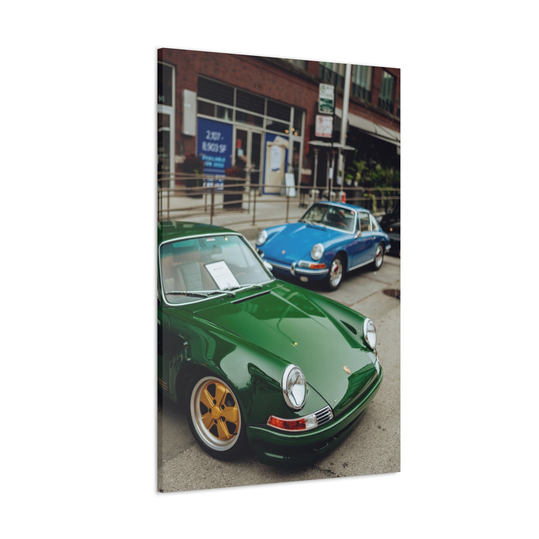 Colors of Porsche - Checkeditoutchicago Canvas