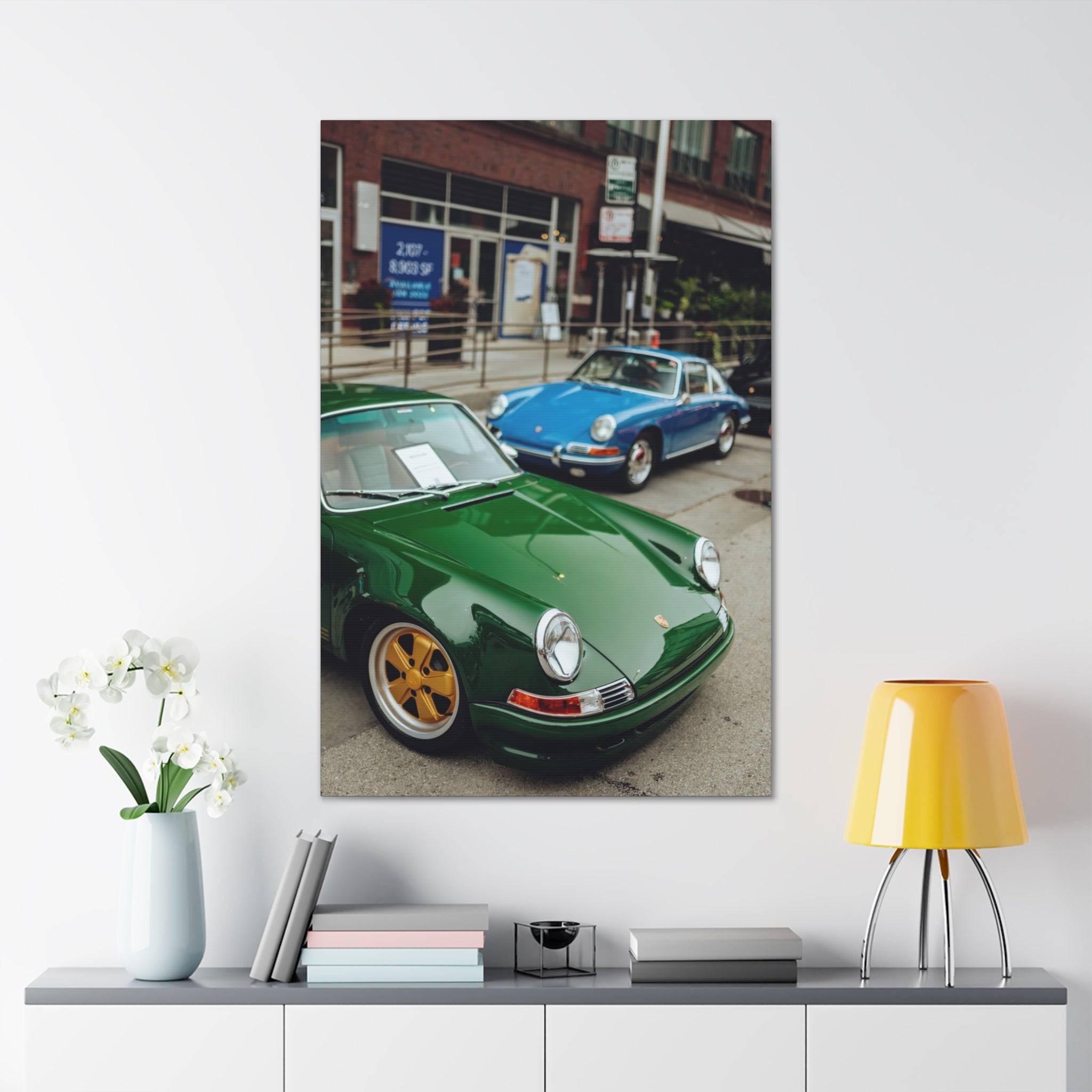 Colors of Porsche - Checkeditoutchicago Canvas