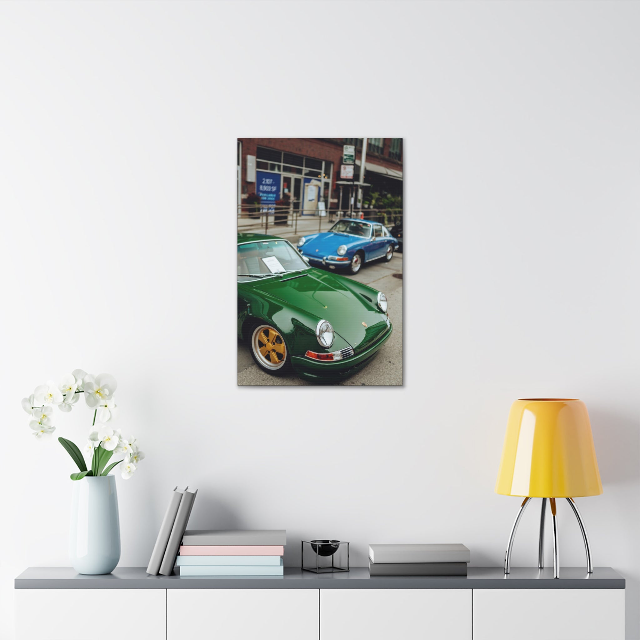 Colors of Porsche - Checkeditoutchicago Canvas