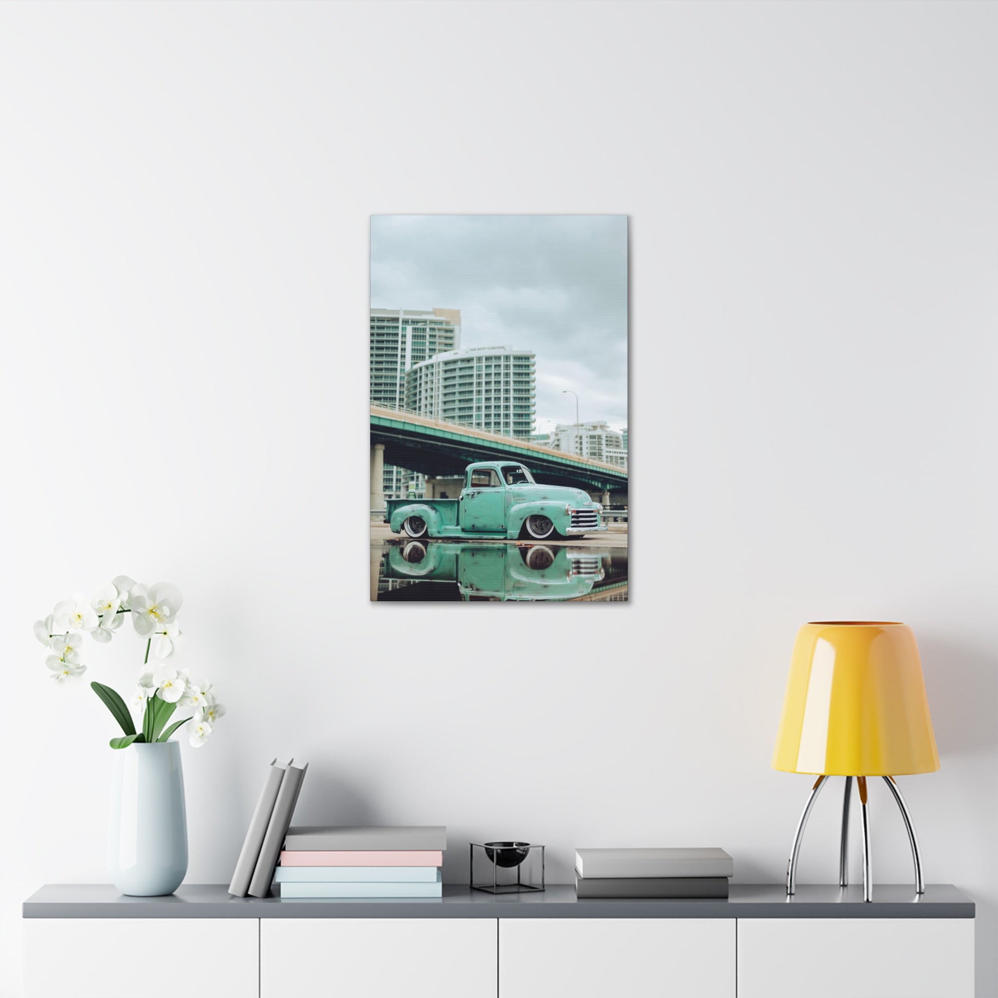 Max's 1950 Chevy in Miami - Canvas