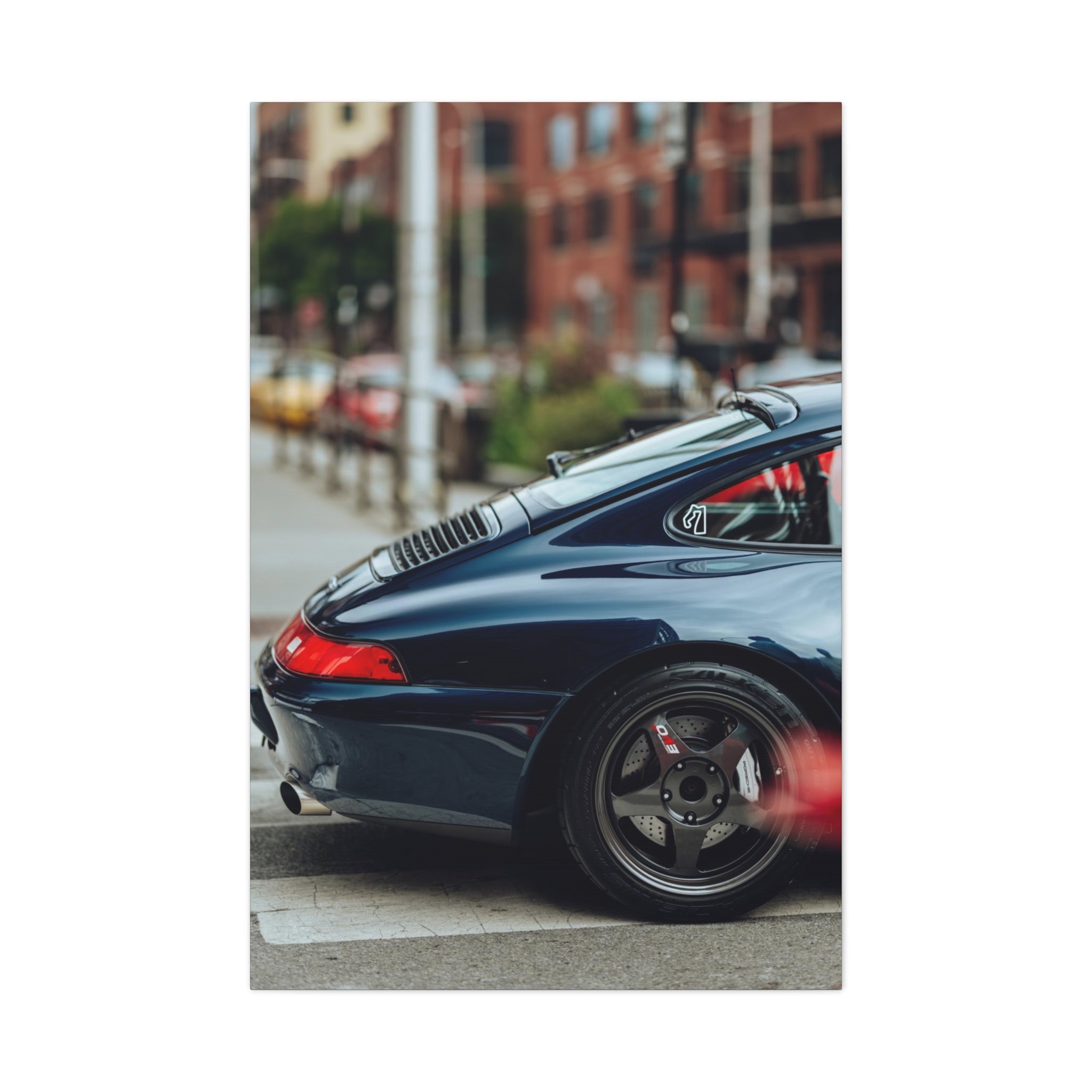 Porsche 993 - Checkeditoutchicago Canvas