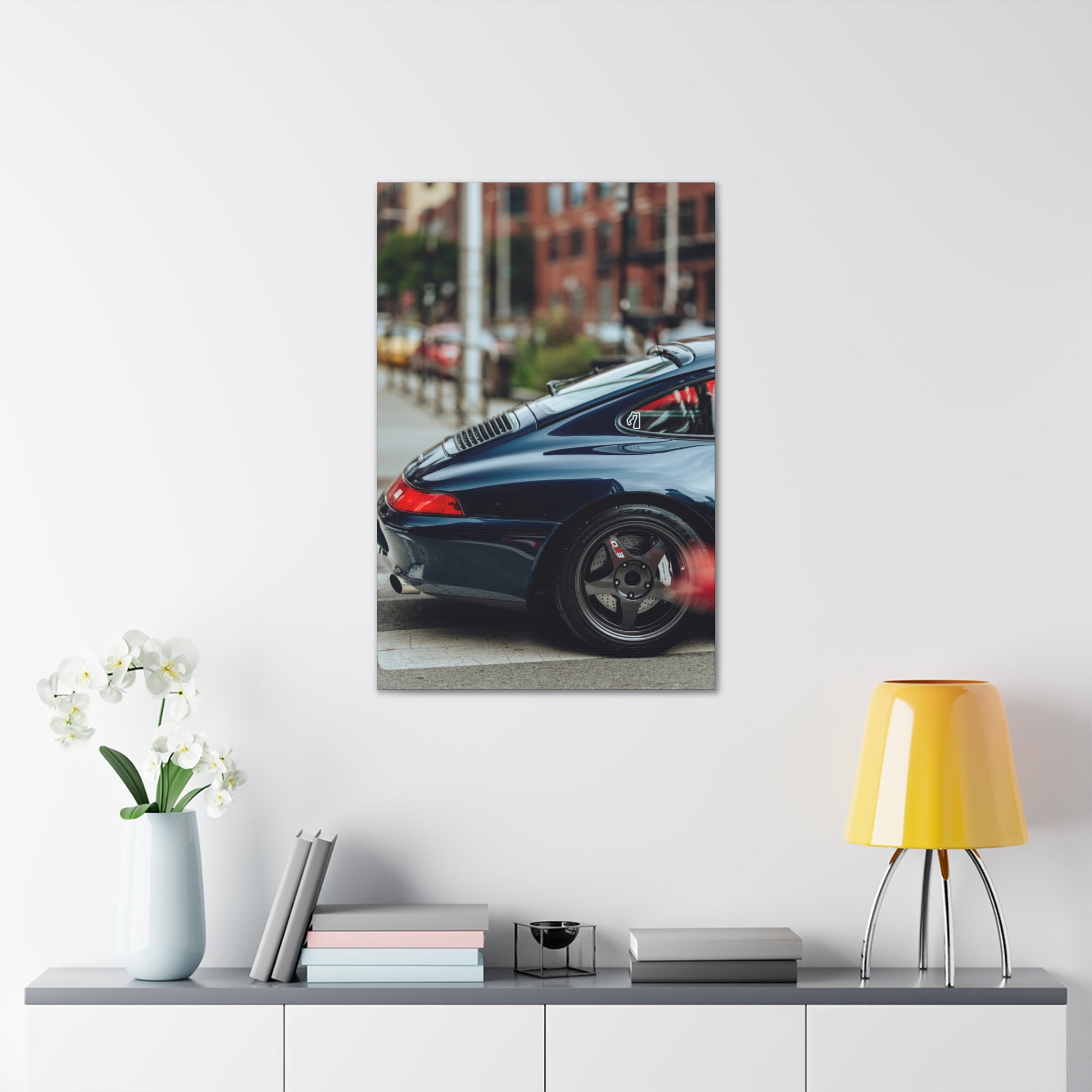 Porsche 993 - Checkeditoutchicago Canvas