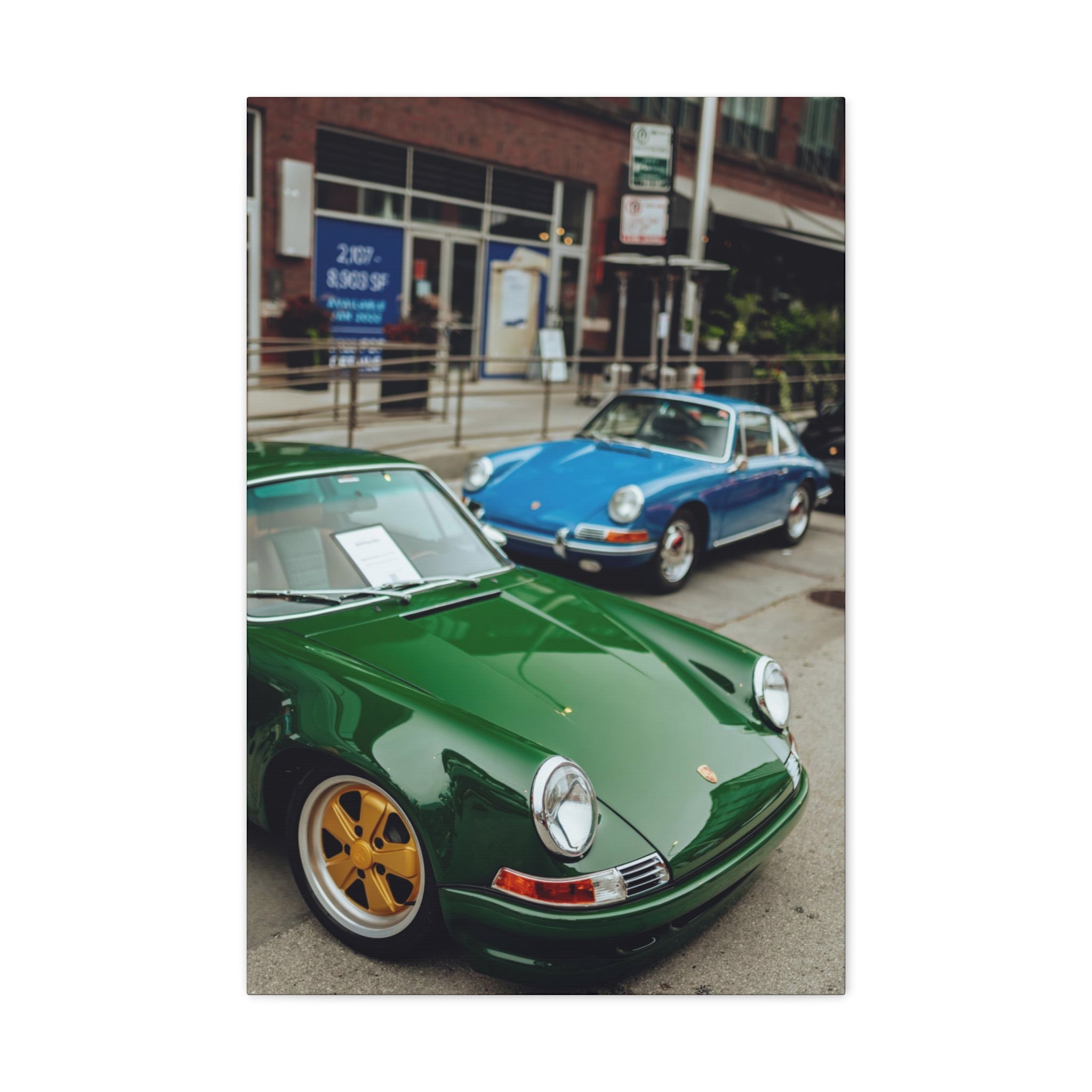 Colors of Porsche - Checkeditoutchicago Canvas