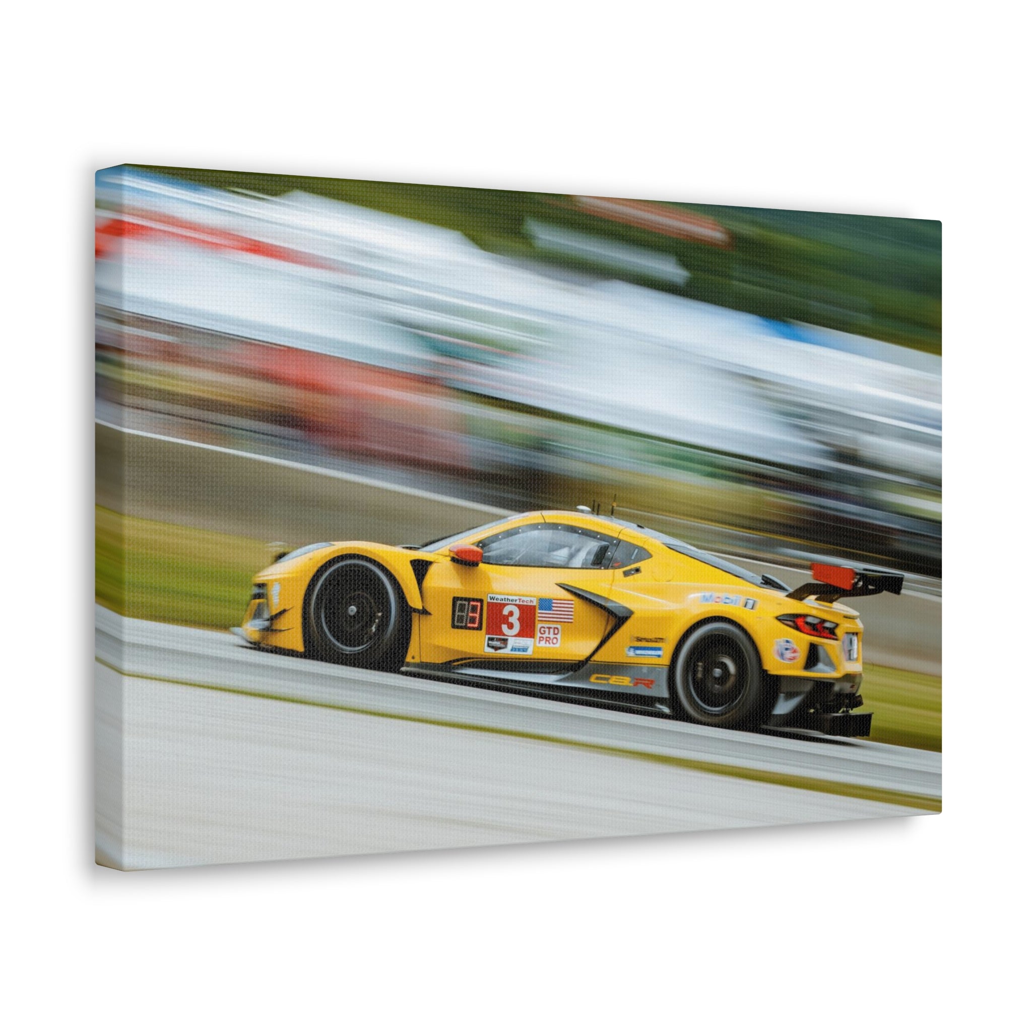 Corvette C8R at The Carousel - Road America Canvas