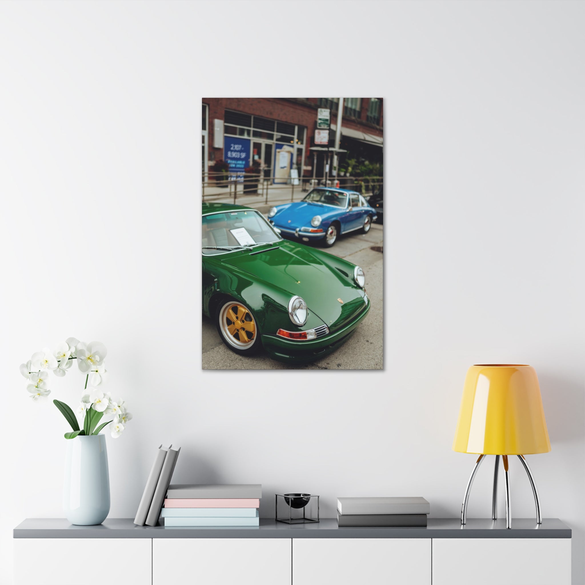 Colors of Porsche - Checkeditoutchicago Canvas