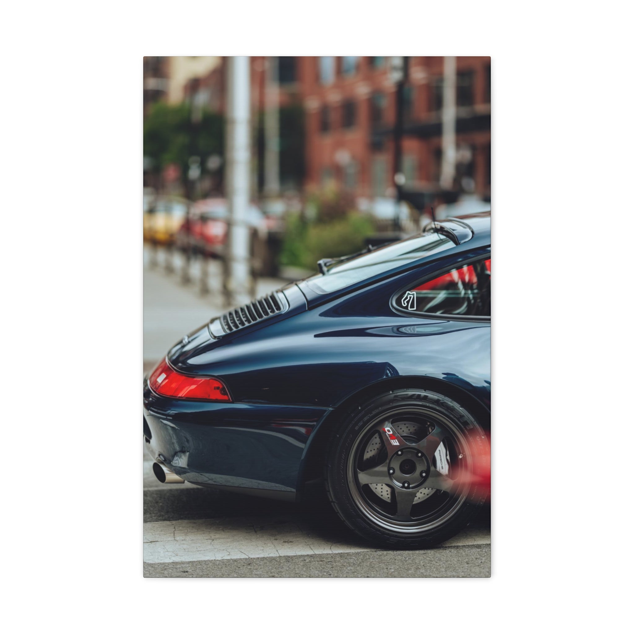 Porsche 993 - Checkeditoutchicago Canvas