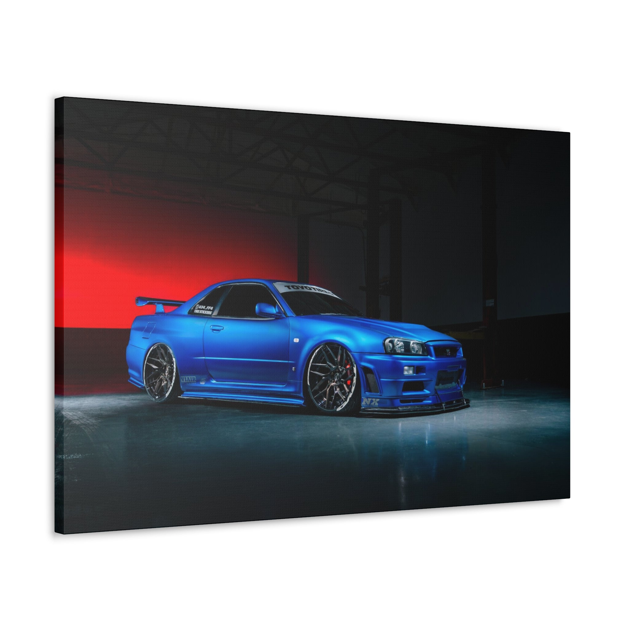 Fast and Furious R34 Skyline Print - Canvas