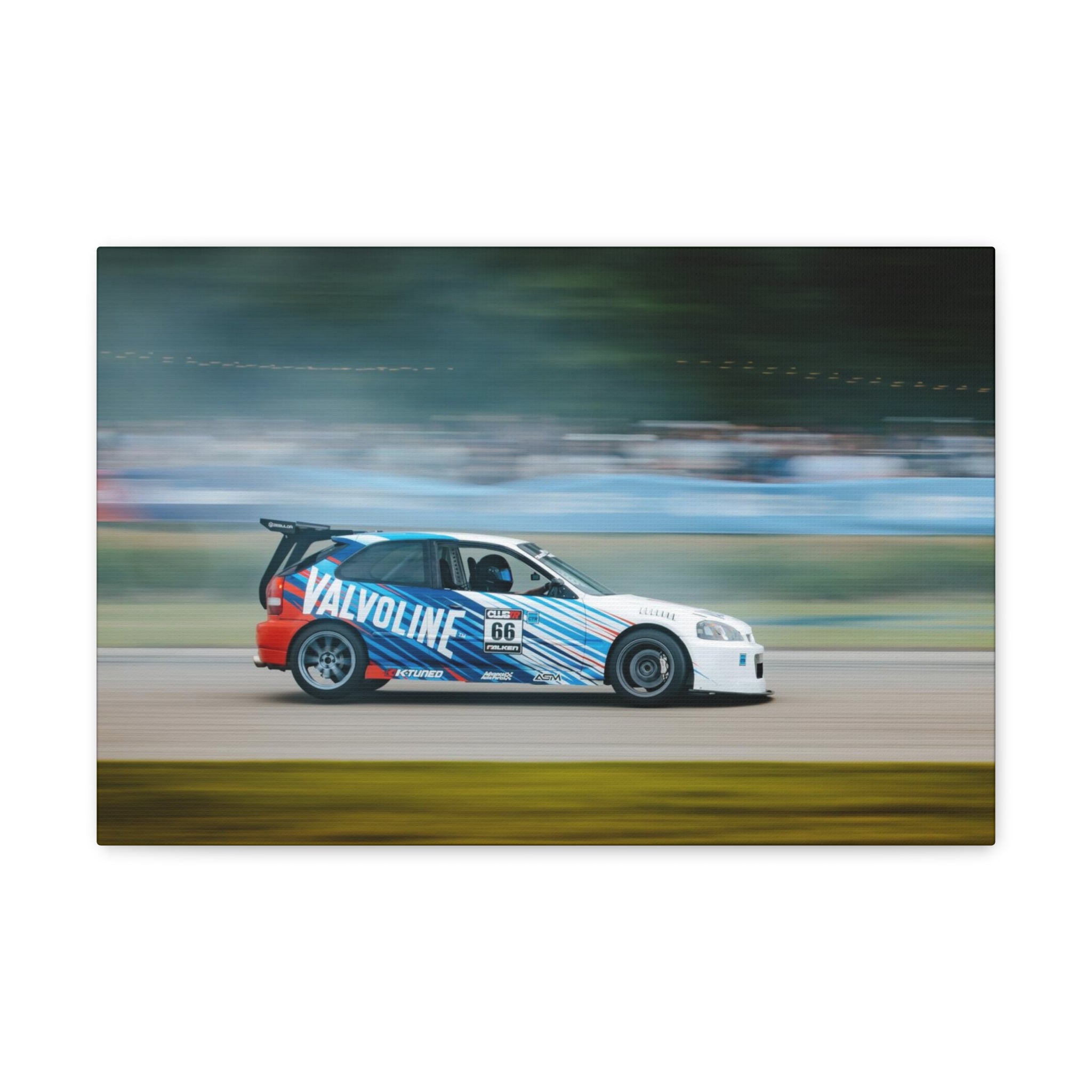 Gears and Gasoline Civic - Gingerman Raceway Canvas