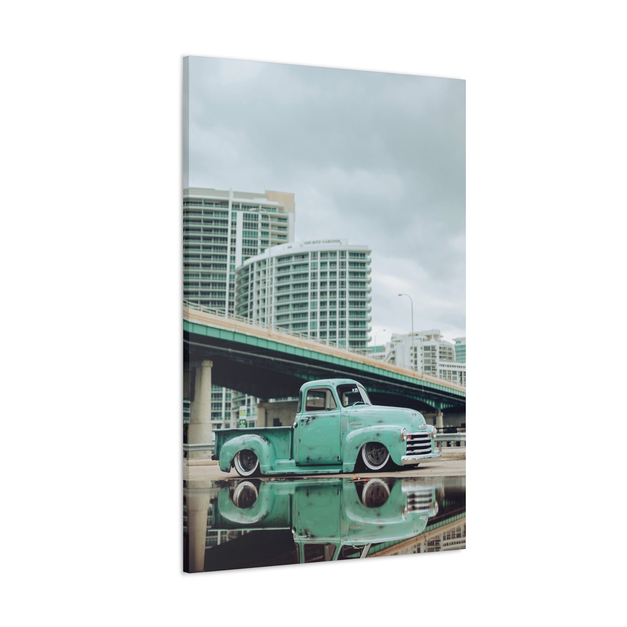 Max's 1950 Chevy in Miami - Canvas
