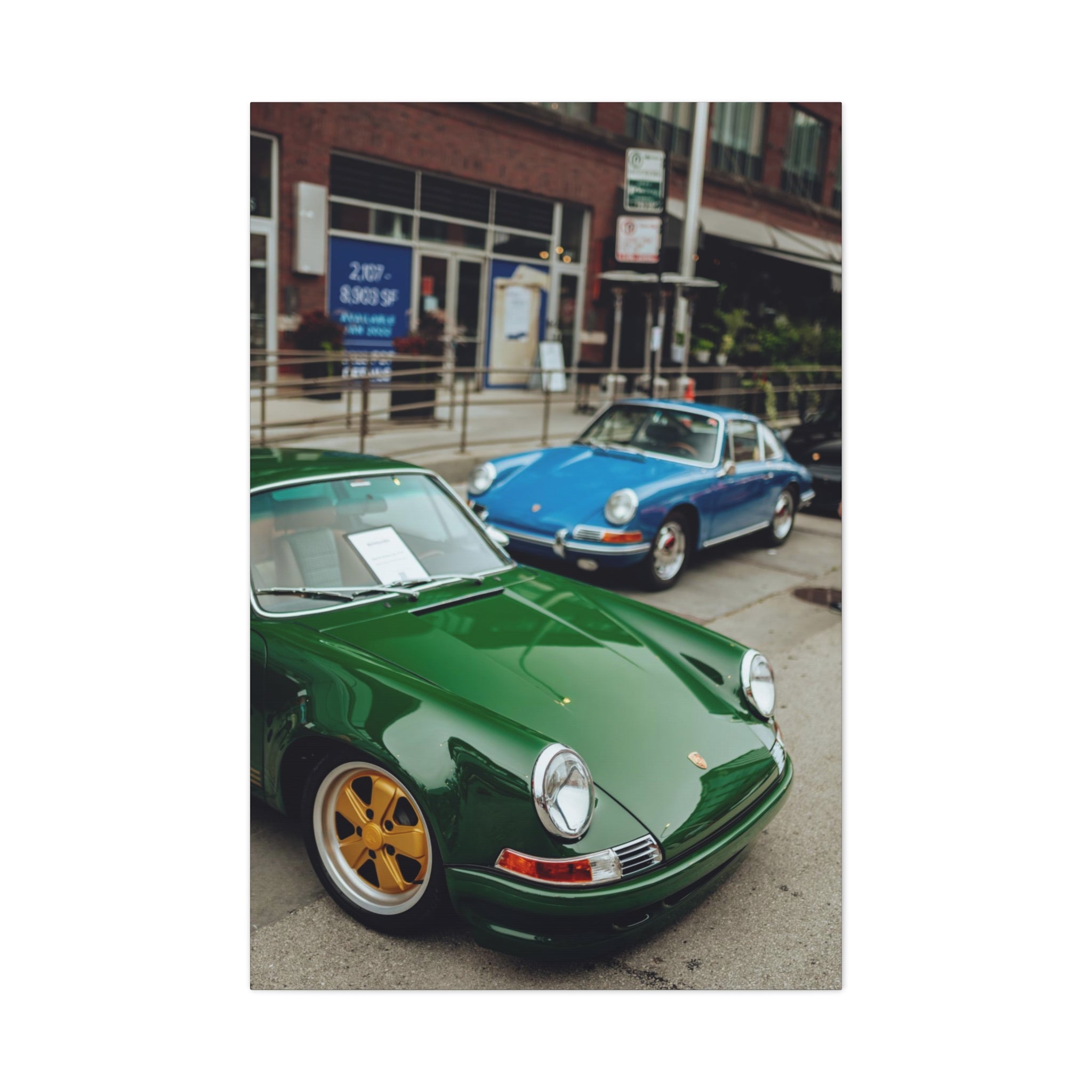 Colors of Porsche - Checkeditoutchicago Canvas