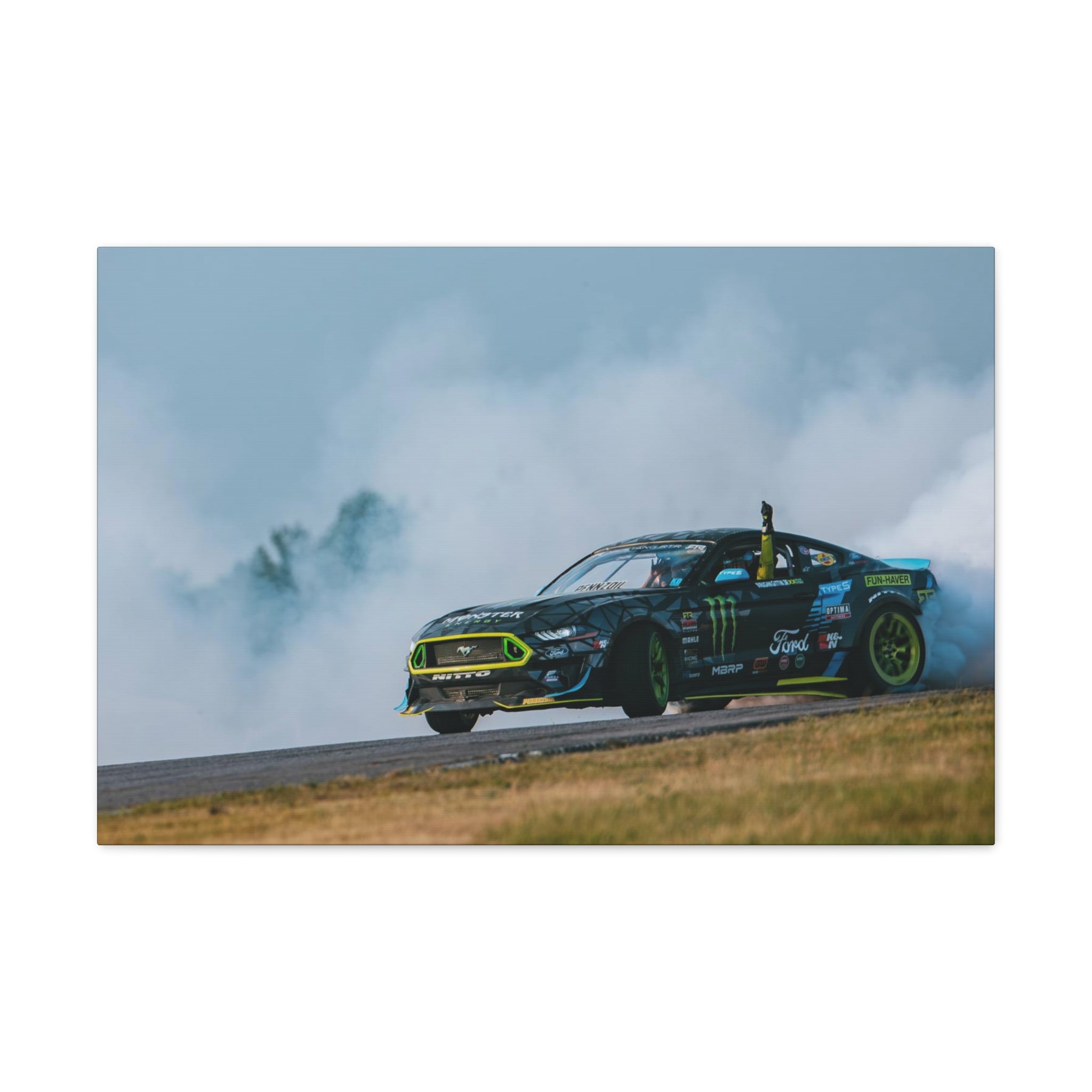 Vaughn Gittin Jr's RTR Mustang - Gingerman Raceway Canvas