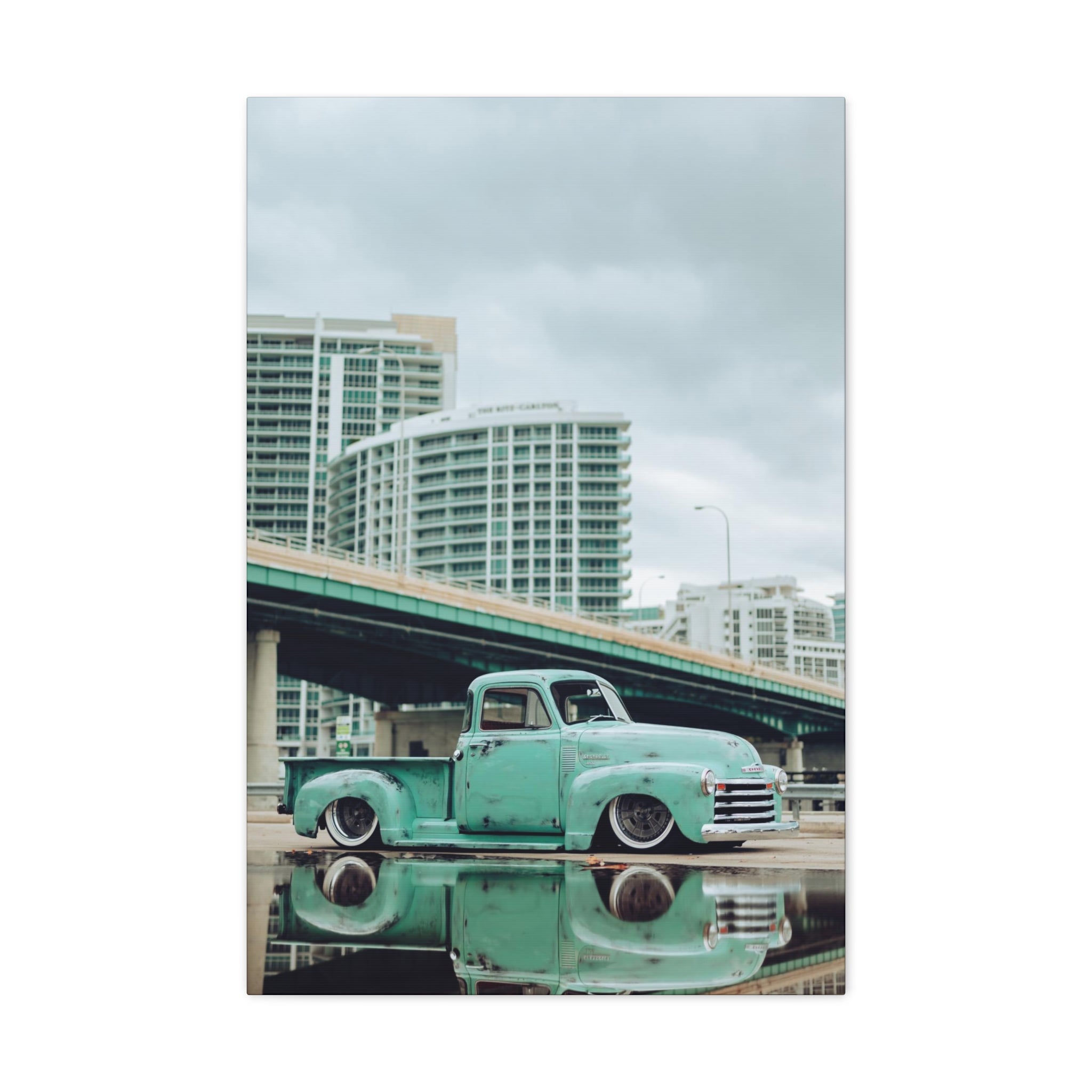 Max's 1950 Chevy in Miami - Canvas