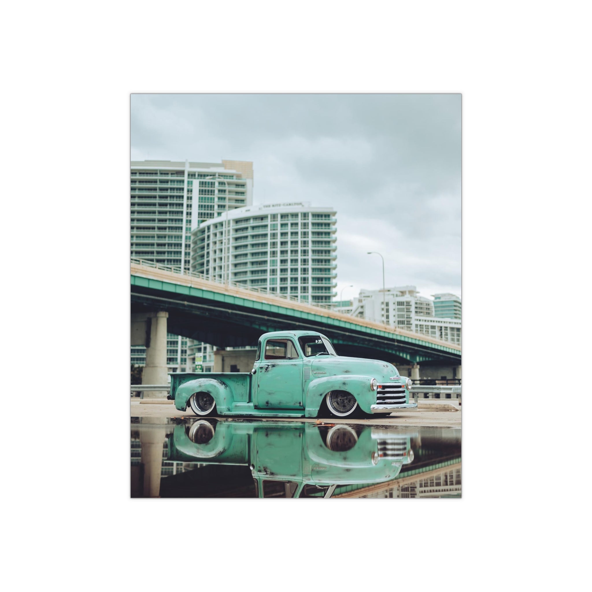 Max's 1950 Chevy in Miami - Print