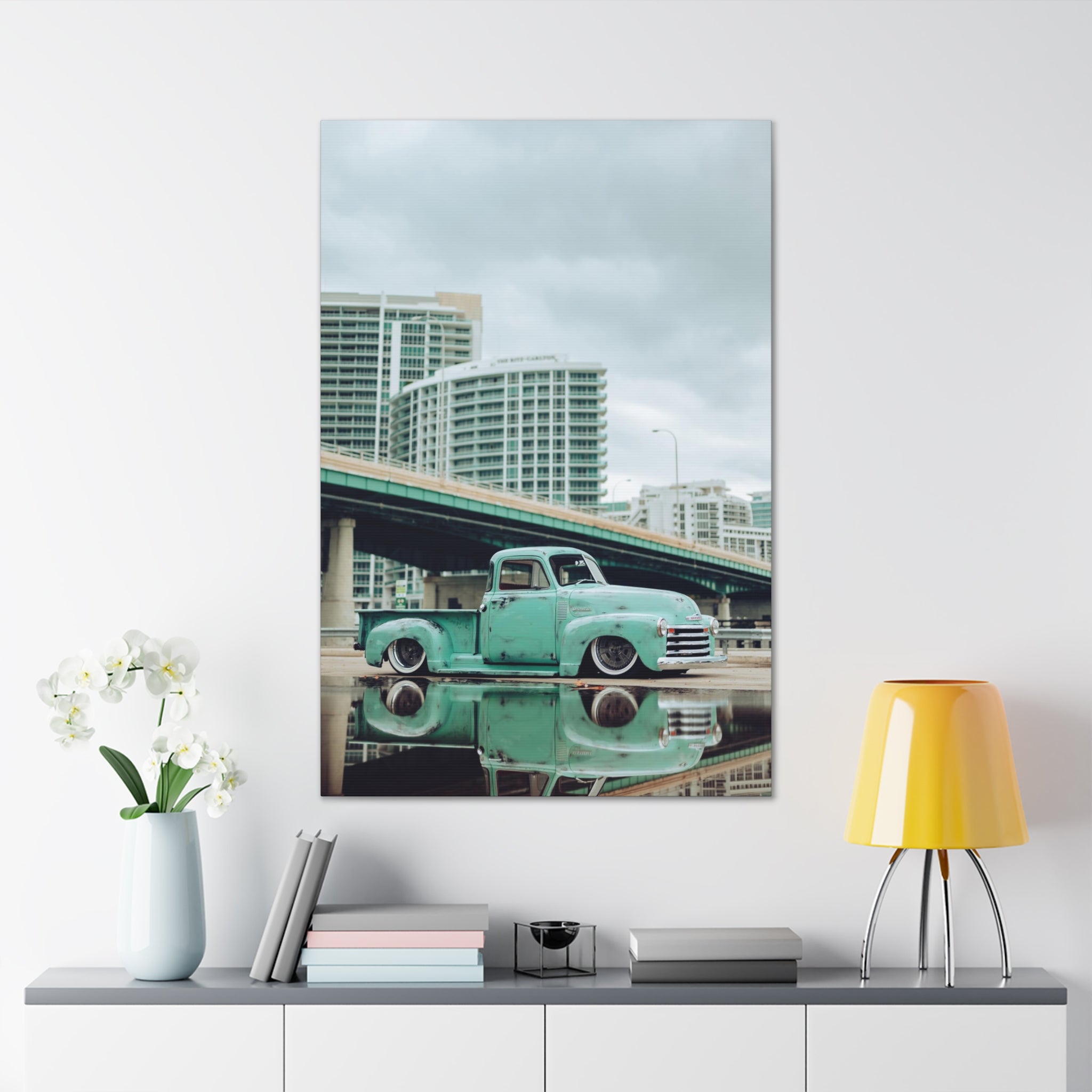 Max's 1950 Chevy in Miami - Canvas